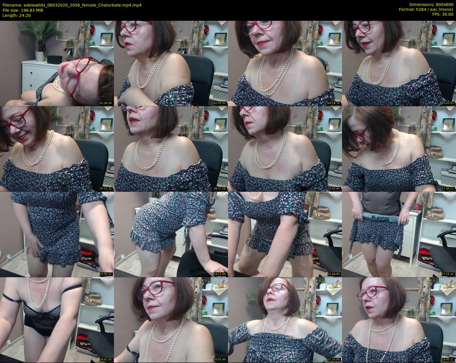 adelewildx — 25 minute Chaturbate female cam show recording, 480p, Mar 6, 2020