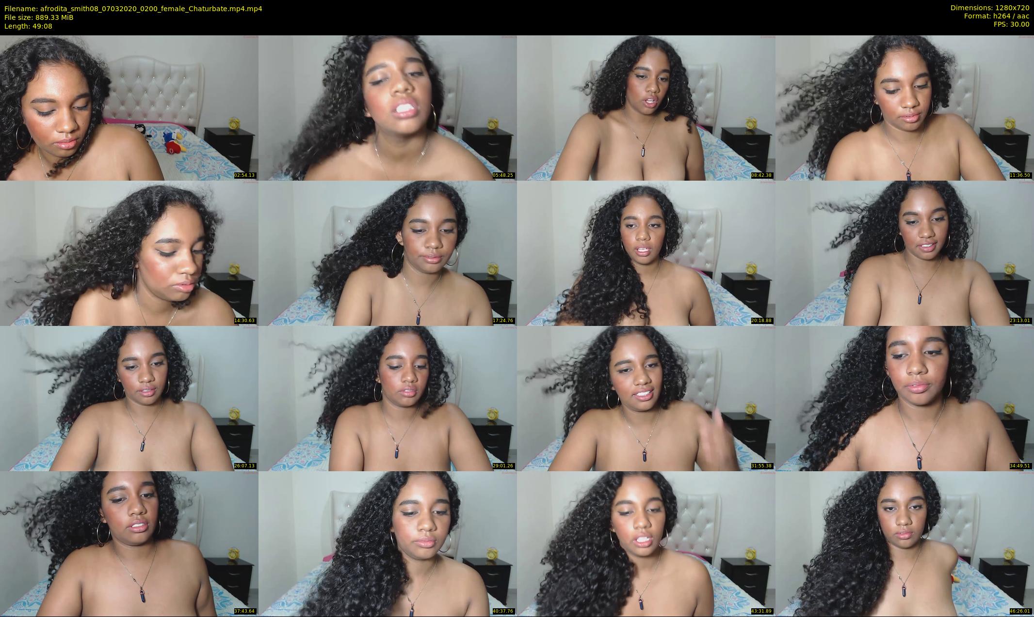 afrodita_smith08 — 50 minute Chaturbate female cam show recording, 720p, Mar 7, 2020