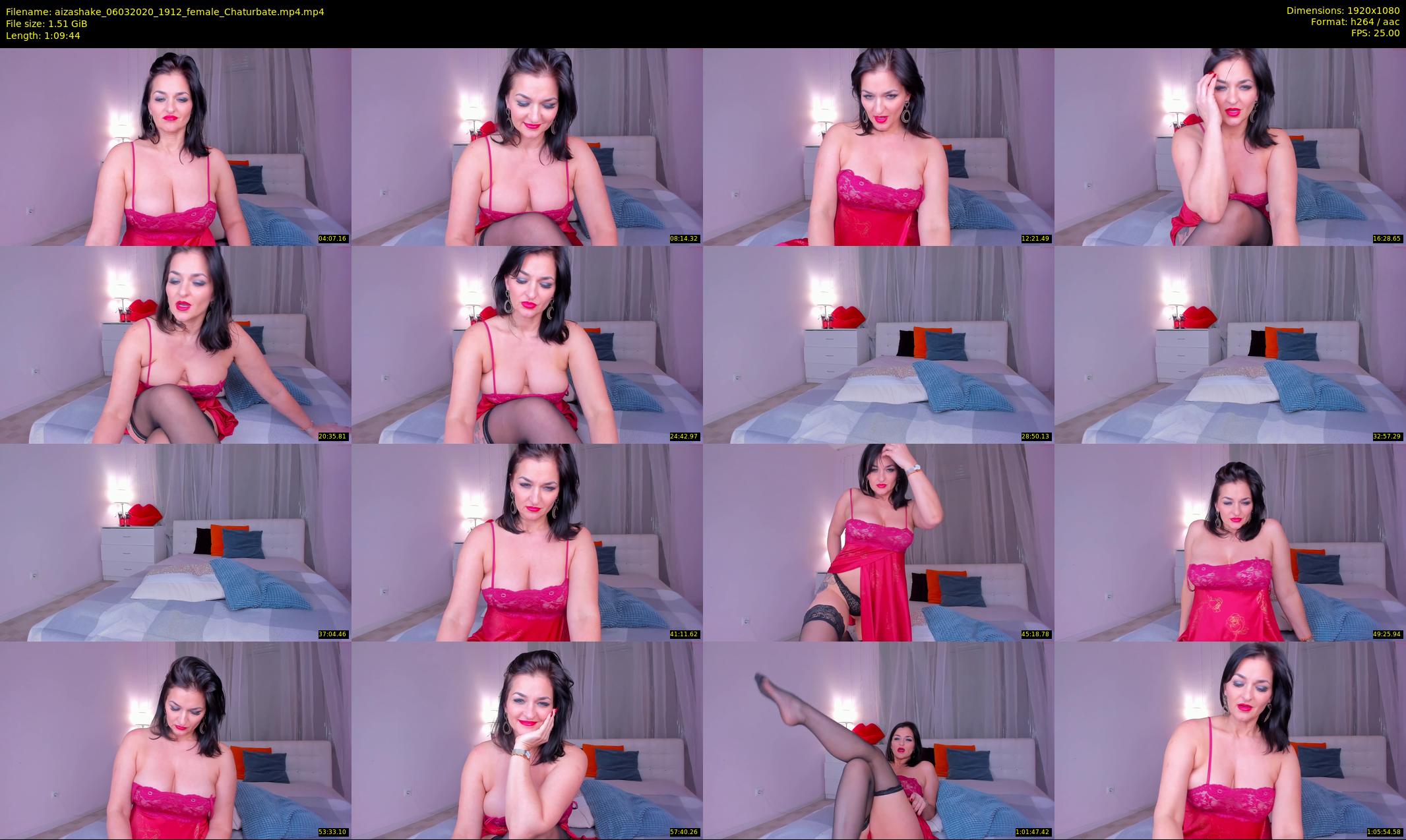 aizashake — 70 minute Chaturbate female cam show recording, 1080p, Mar 6, 2020
