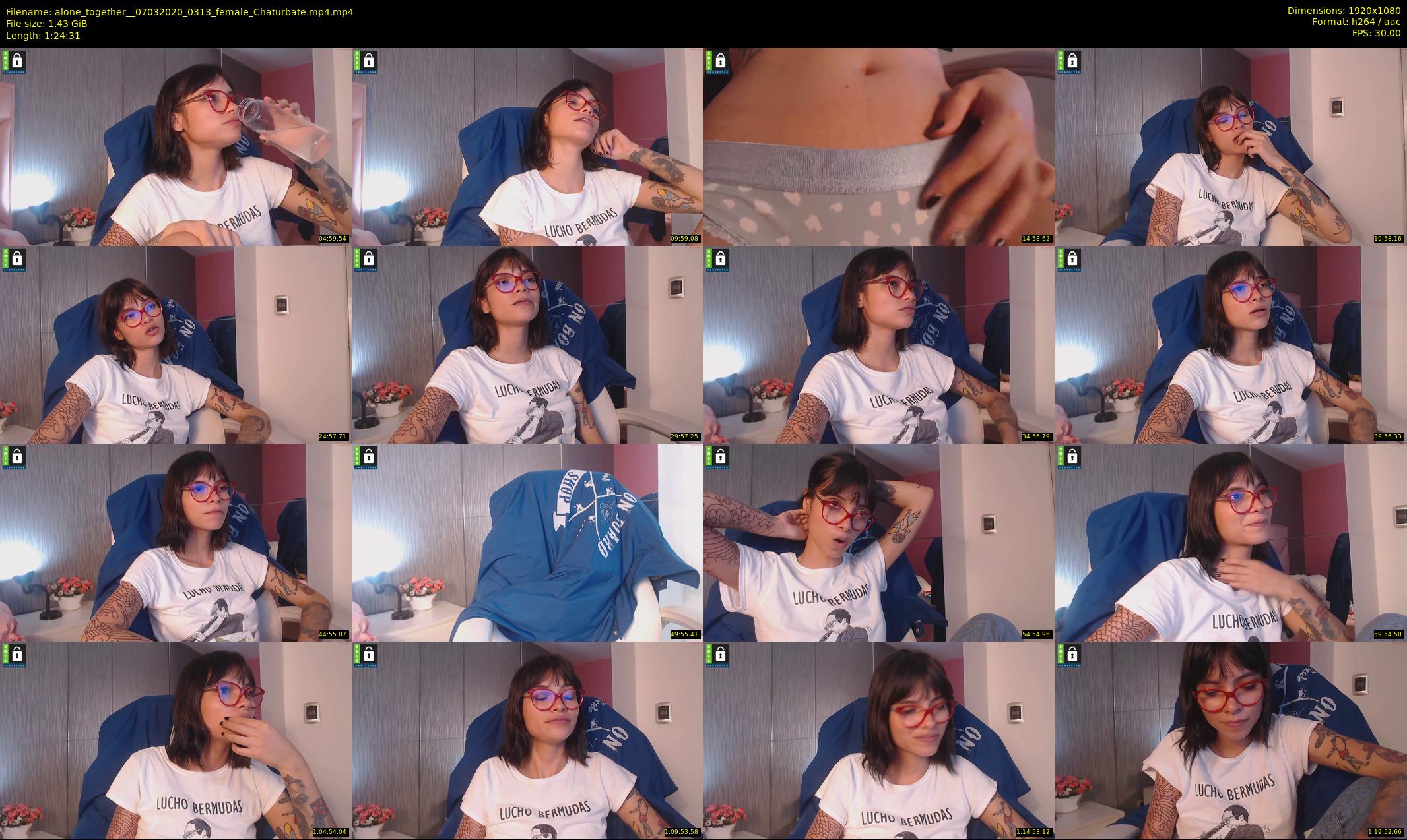 alone_together_ — 85 minute Chaturbate female cam show recording, 1080p, Mar 7, 2020
