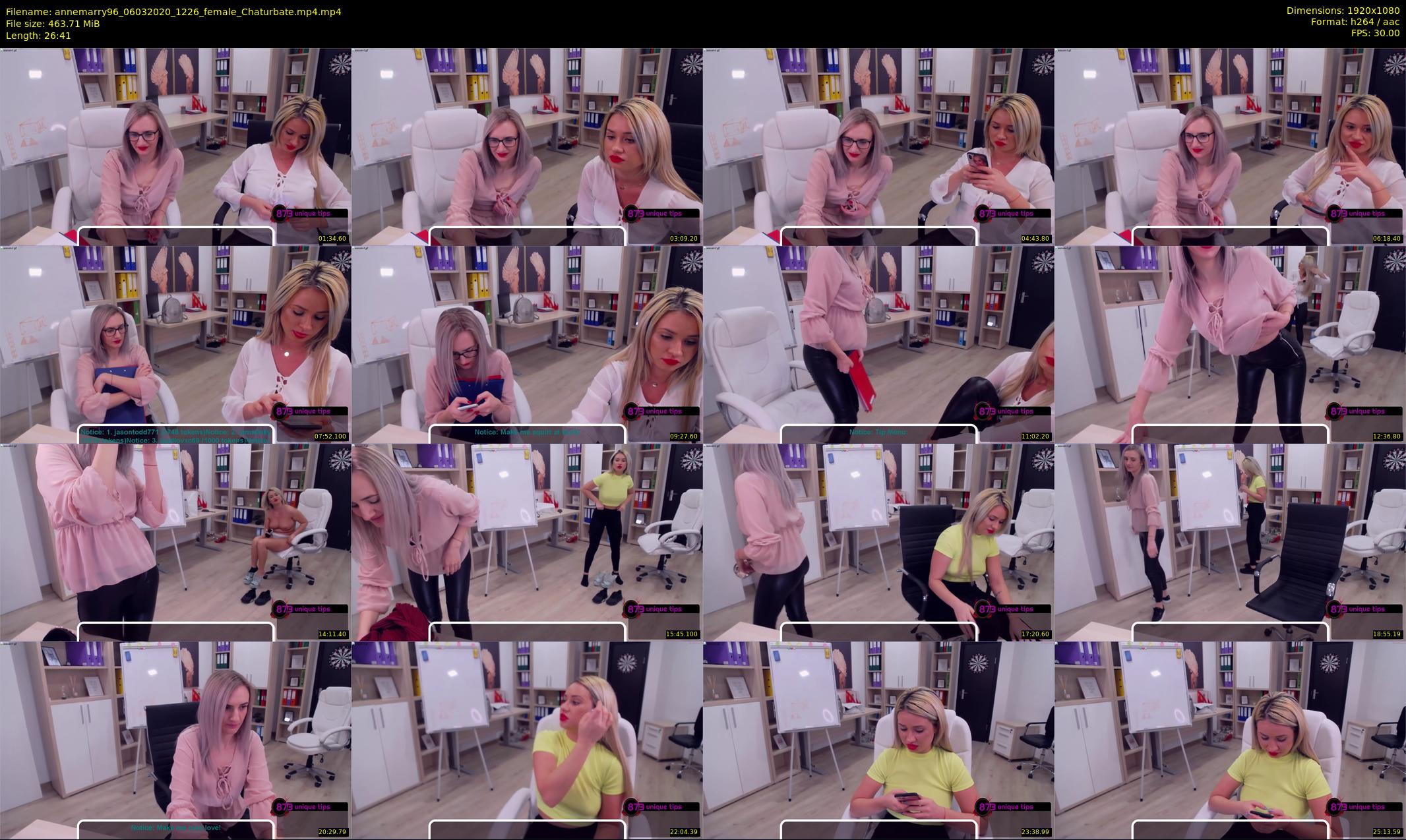 annemarry96 — 27 minute Chaturbate female cam show recording, 1080p, Mar 6, 2020