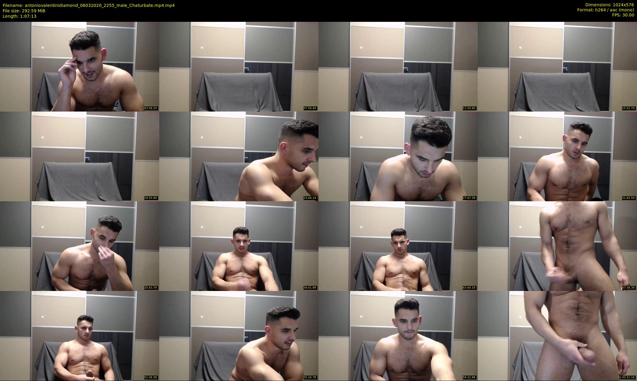 antoniovalentinidiamond — 68 minute Chaturbate male cam show recording, 480p, Mar 6, 2020