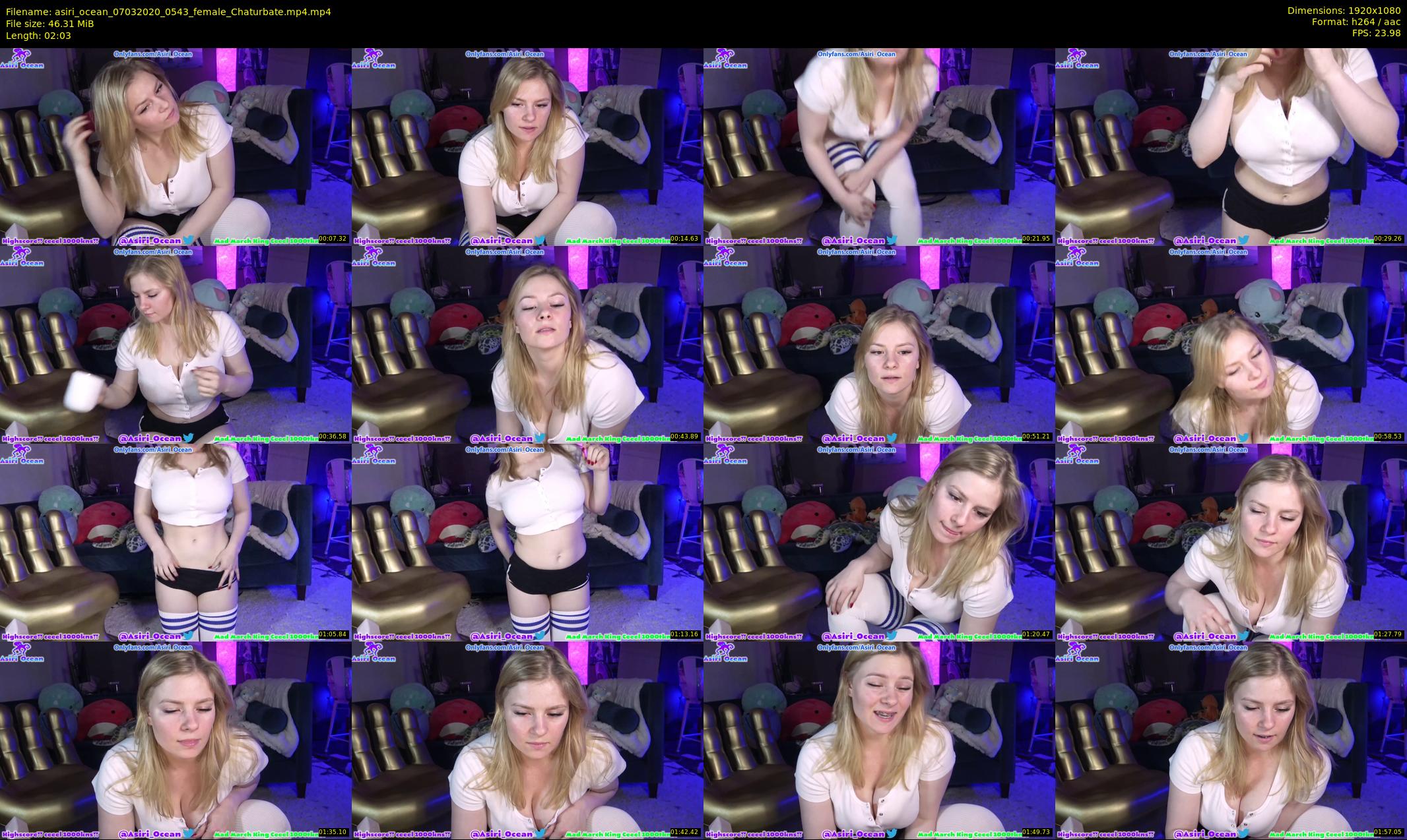 asiri_ocean — 3 minute Chaturbate female cam show recording, 1080p, Mar 7, 2020