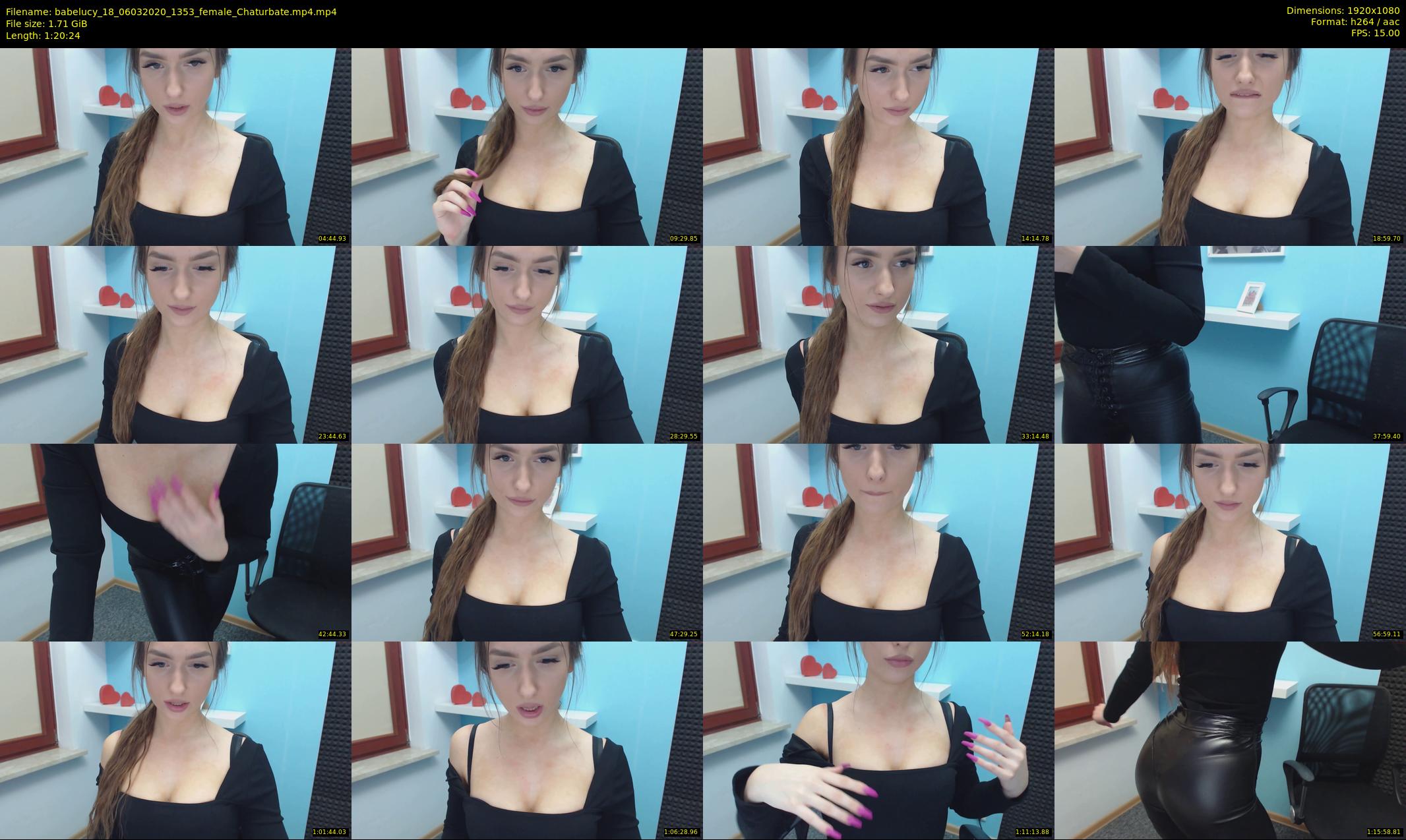 babelucy_18 — 81 minute Chaturbate female cam show recording, 1080p, Mar 6, 2020