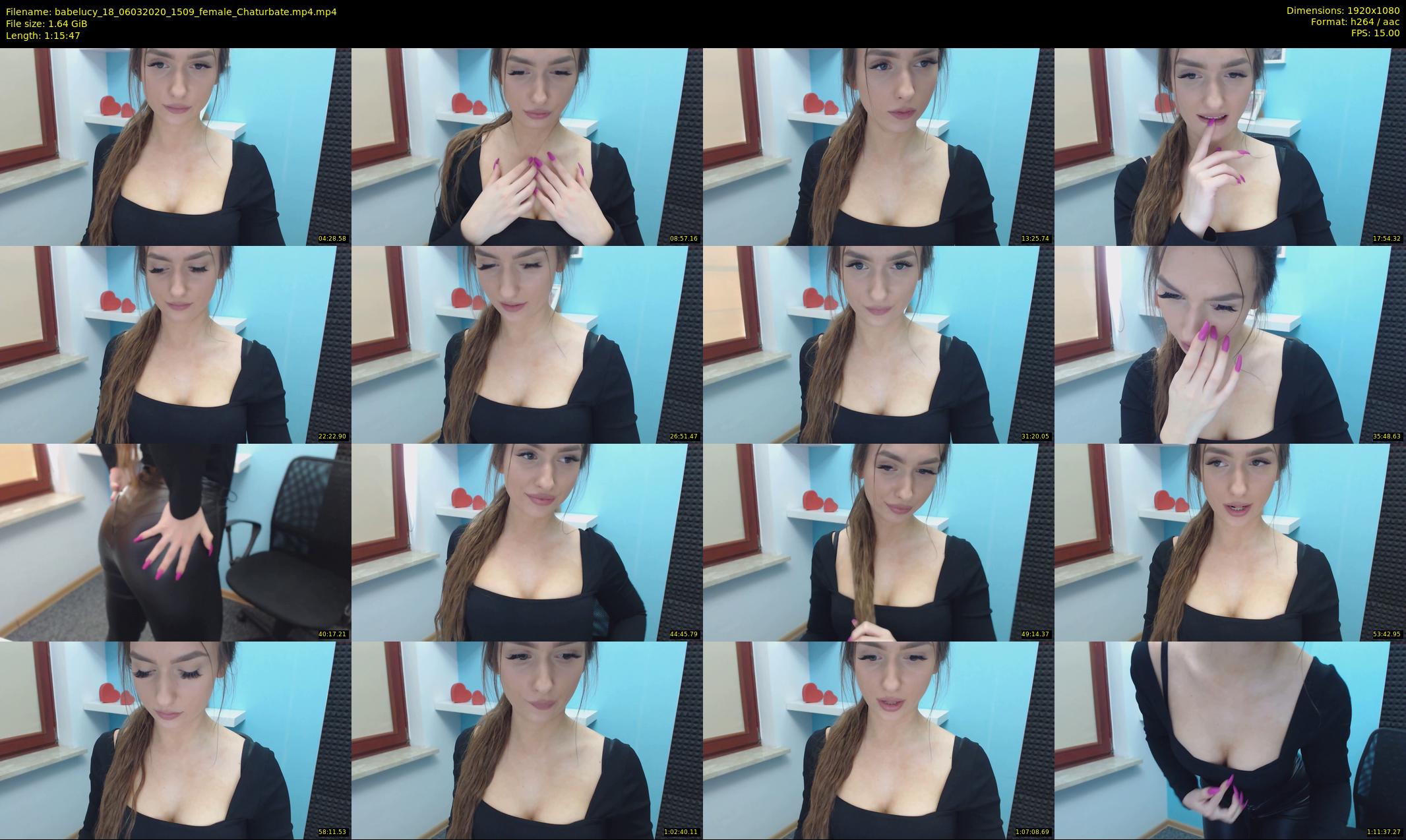babelucy_18 — 76 minute Chaturbate female cam show recording, 1080p, Mar 6, 2020