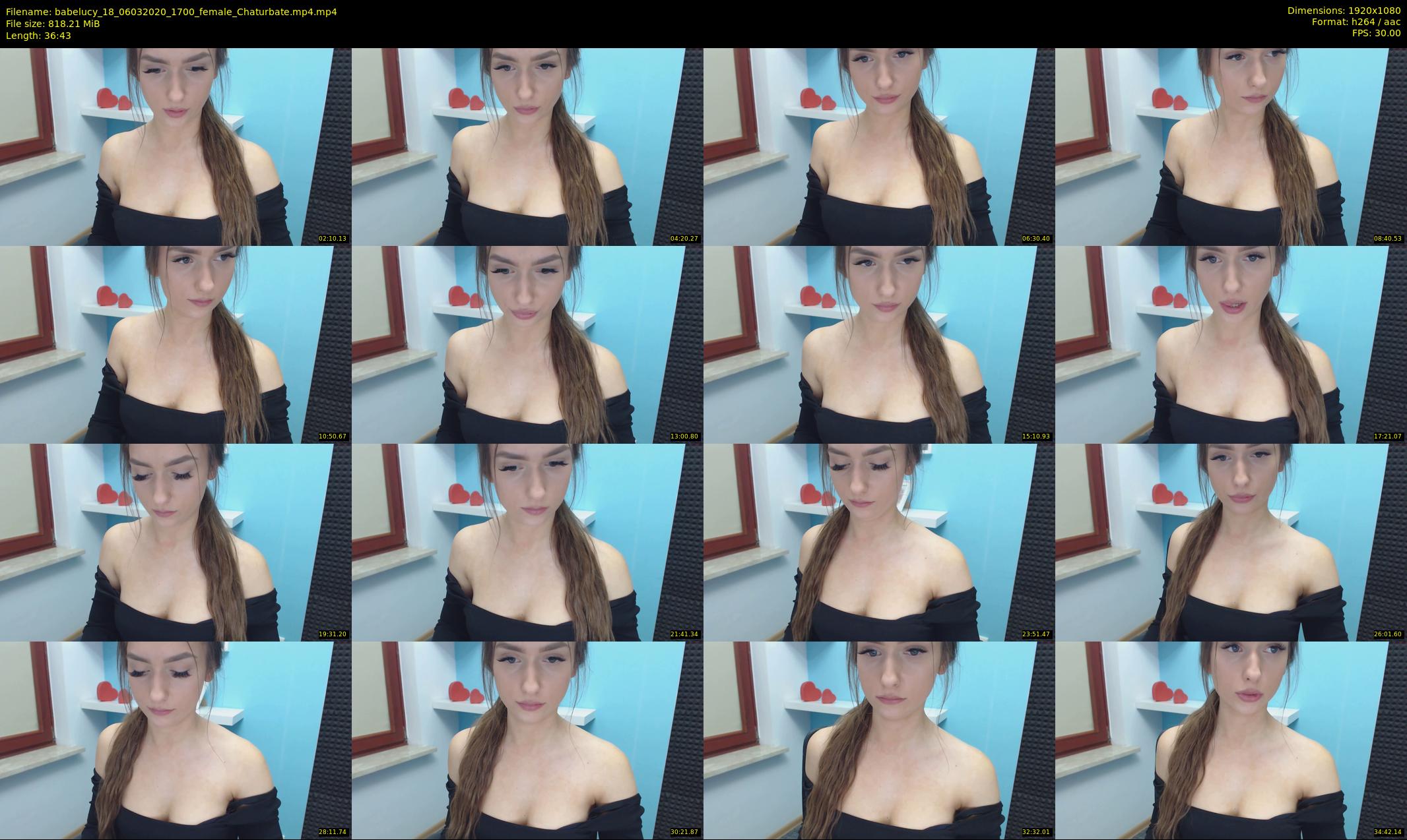 babelucy_18 — 37 minute Chaturbate female cam show recording, 1080p, Mar 6, 2020