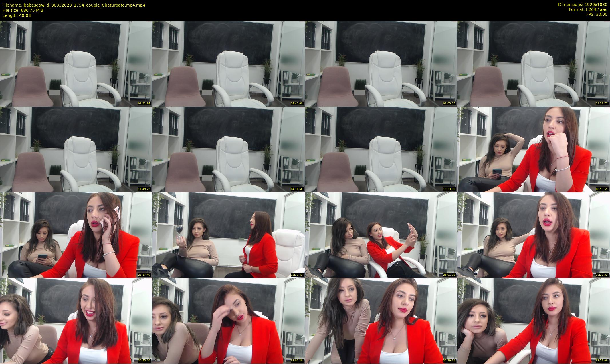 babesgowild — 41 minute Chaturbate couple cam show recording, 1080p, Mar 6, 2020