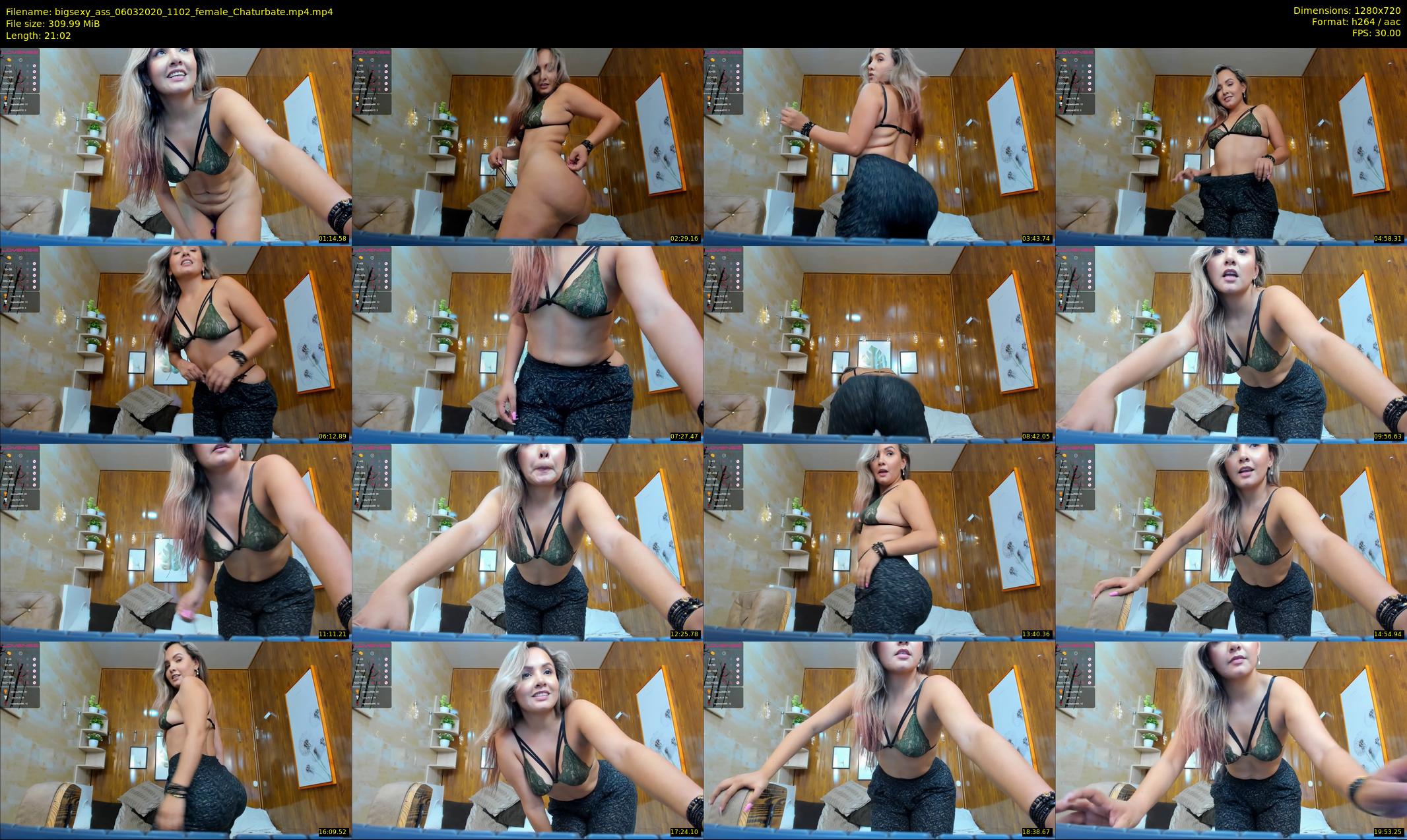 bigsexy_ass — 22 minute Chaturbate female cam show recording, 720p, Mar 6, 2020