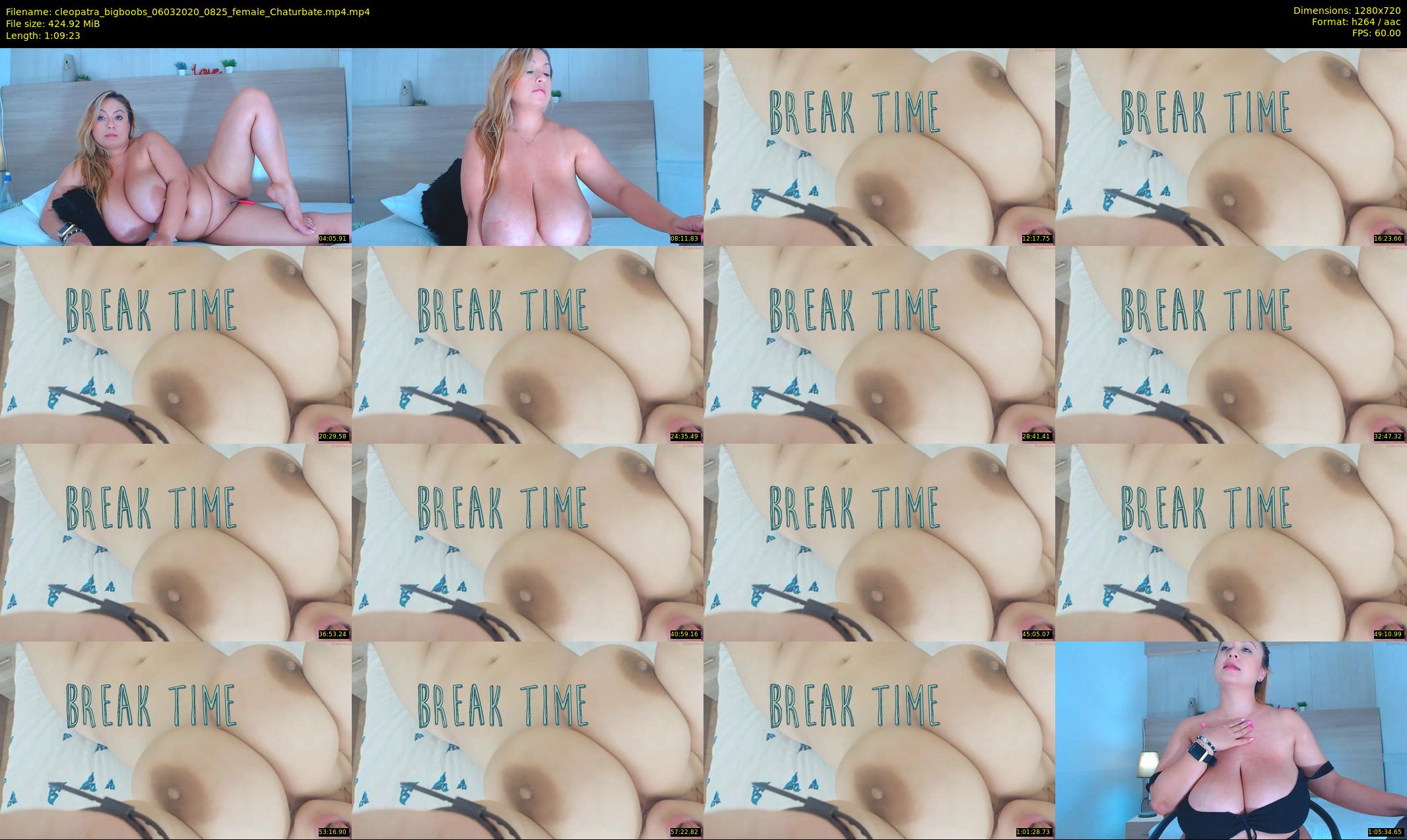 cleopatra_bigboobs — 70 minute Chaturbate female cam show recording, 720p, Mar 6, 2020
