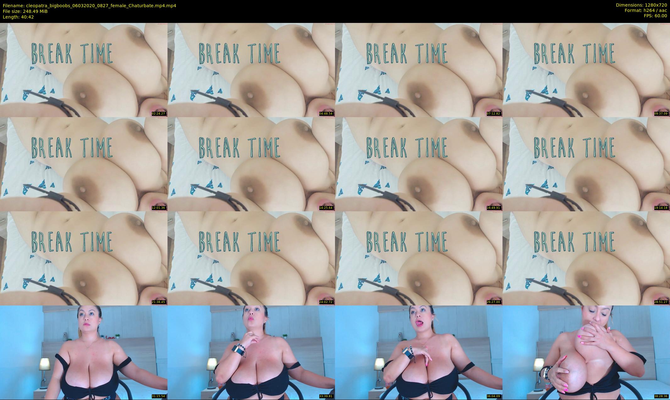 cleopatra_bigboobs — 41 minute Chaturbate female cam show recording, 720p, Mar 6, 2020