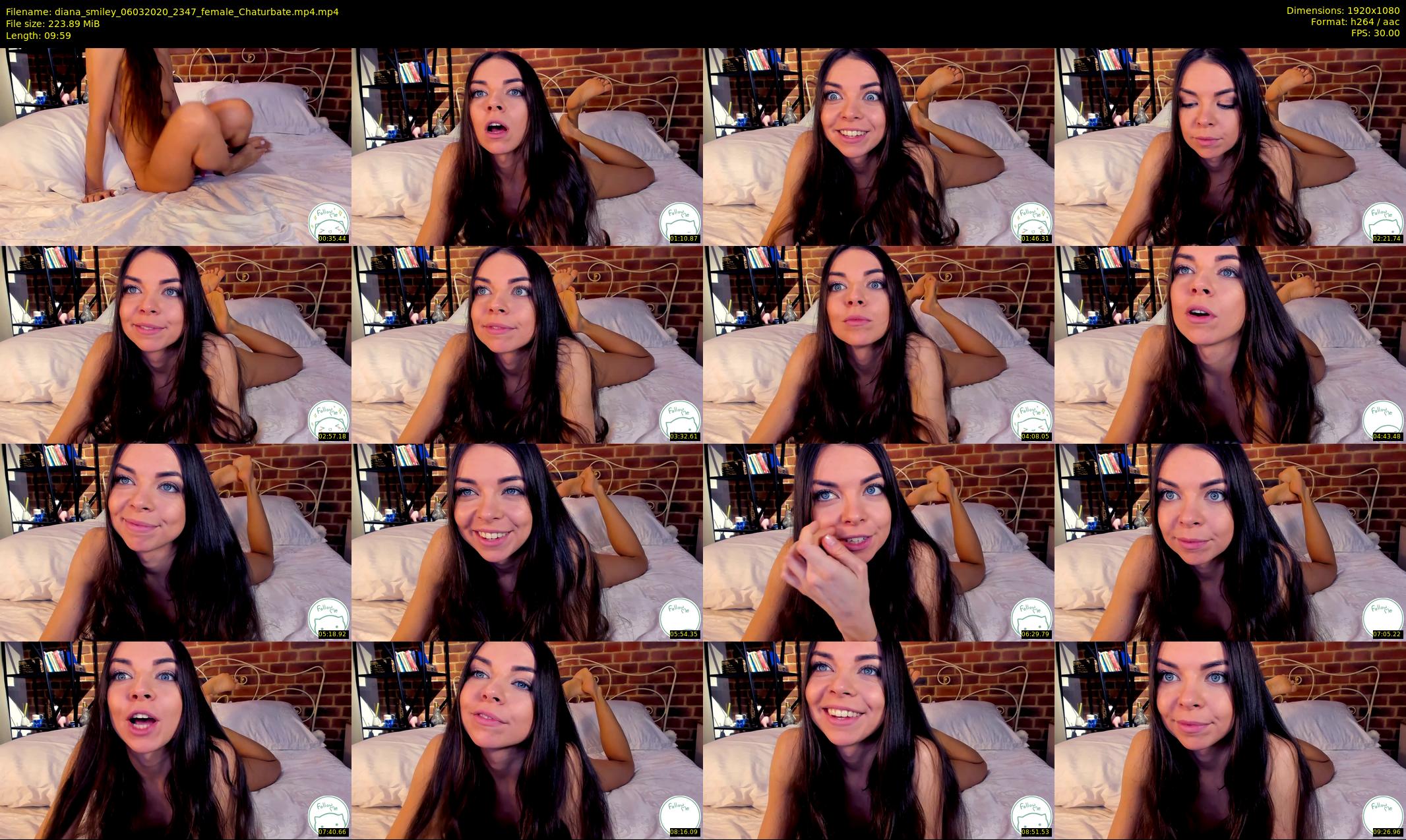 diana_smiley — 10 minute Chaturbate female cam show recording, 1080p, Mar 6, 2020