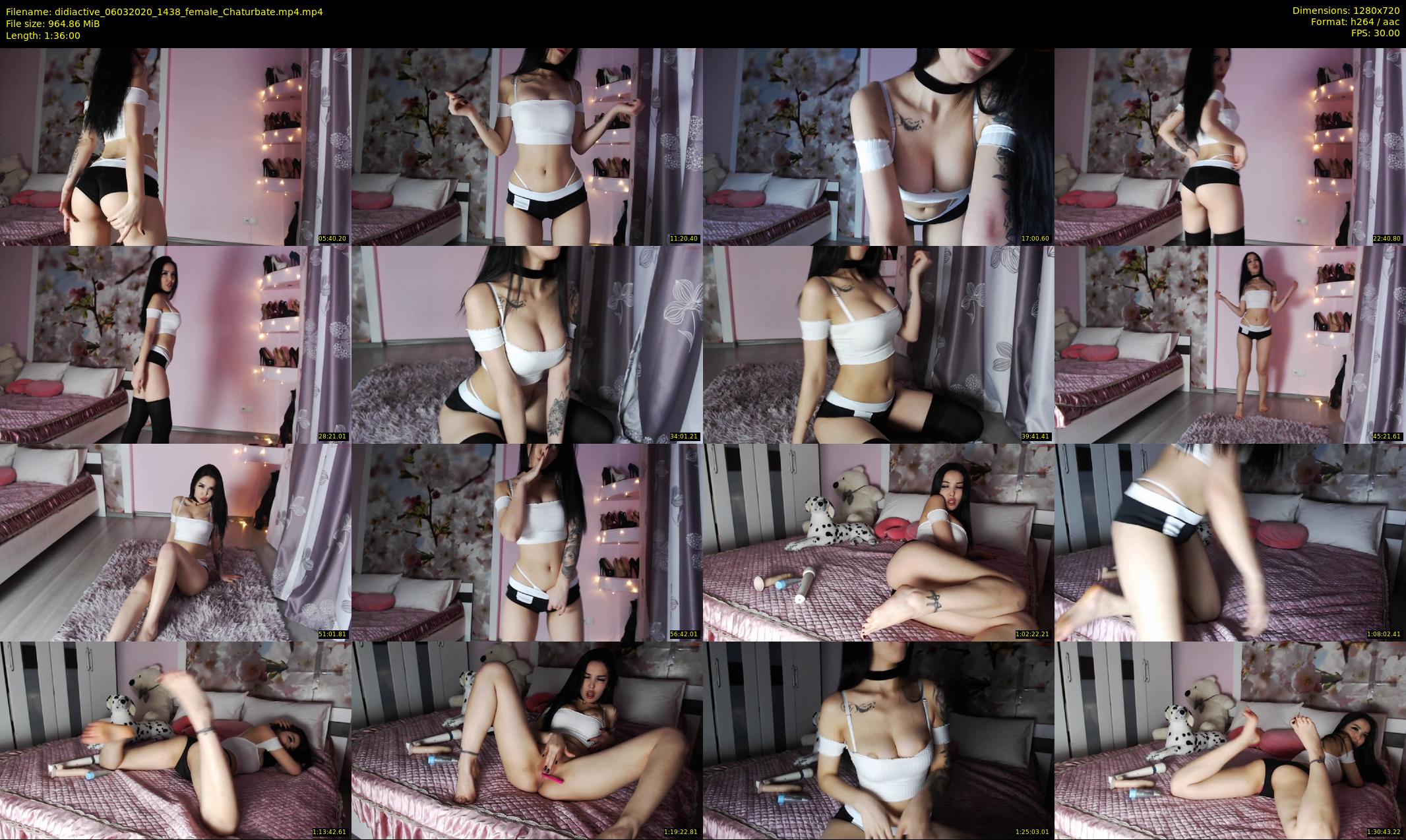 didiactive — 96 minute Chaturbate female cam show recording, 720p, Mar 6, 2020