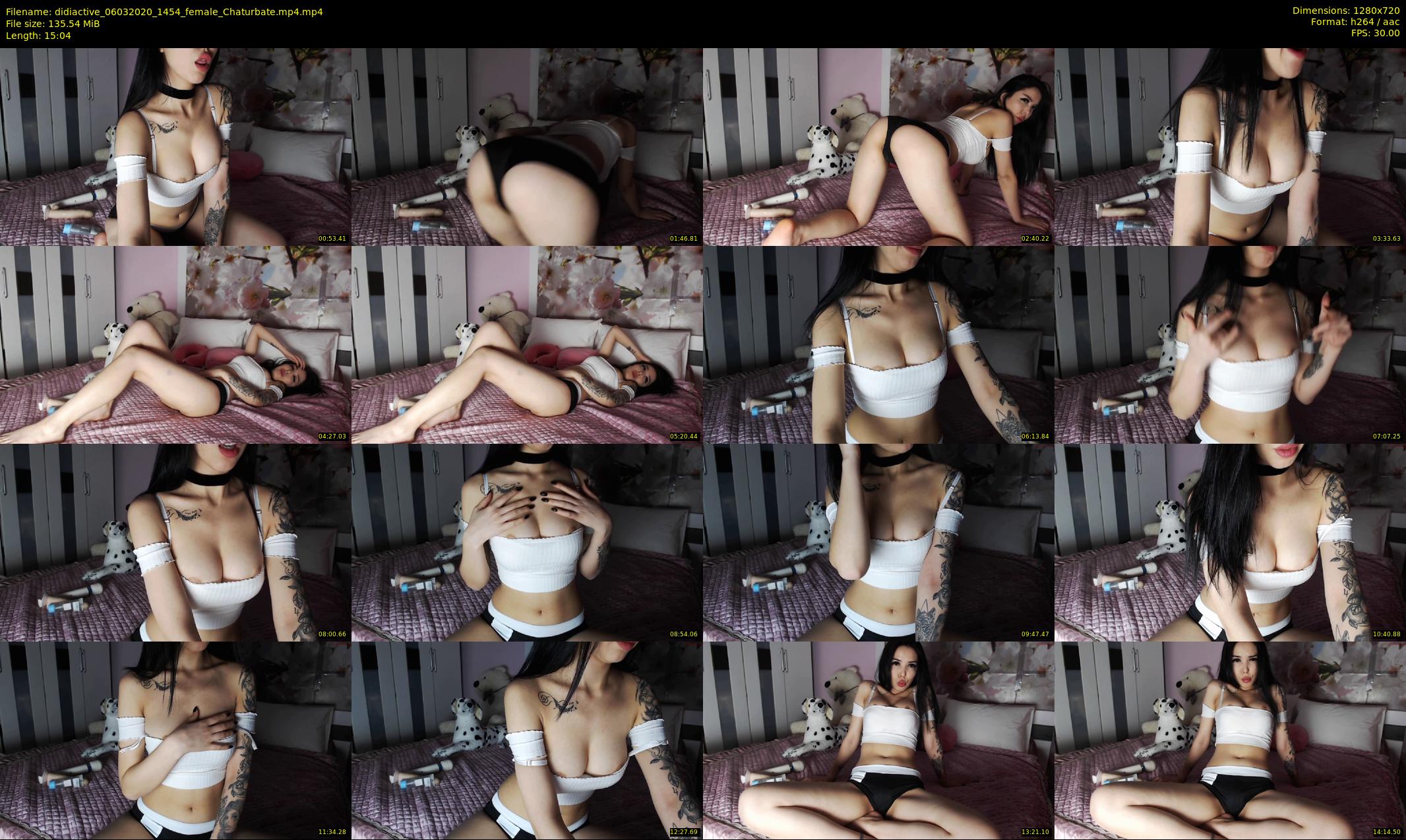 didiactive — 16 minute Chaturbate female cam show recording, 720p, Mar 6, 2020