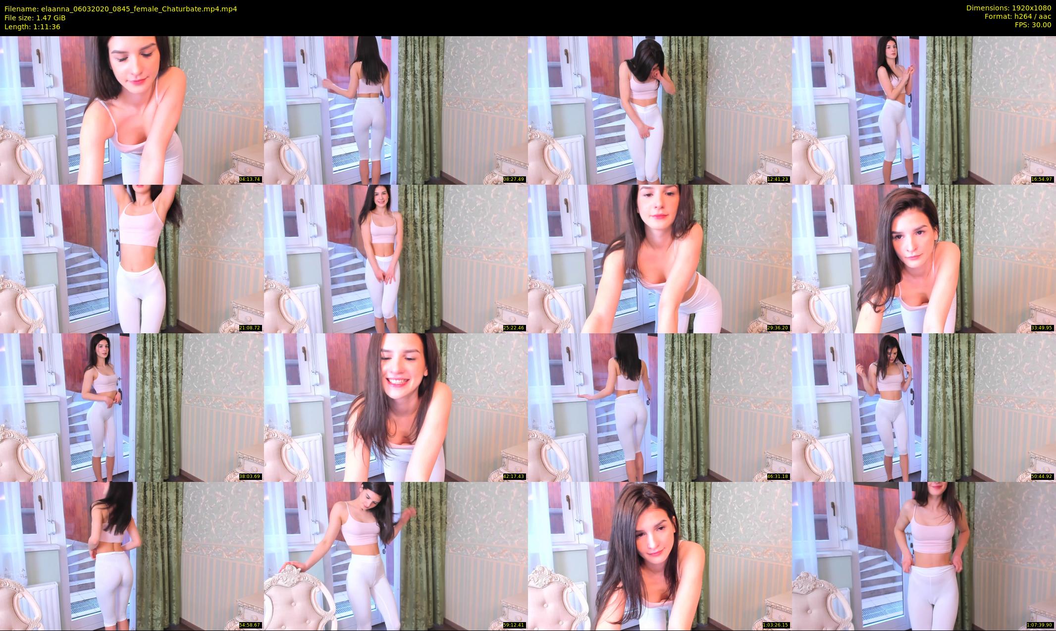 elaanna — 72 minute Chaturbate female cam show recording, 1080p, Mar 6, 2020