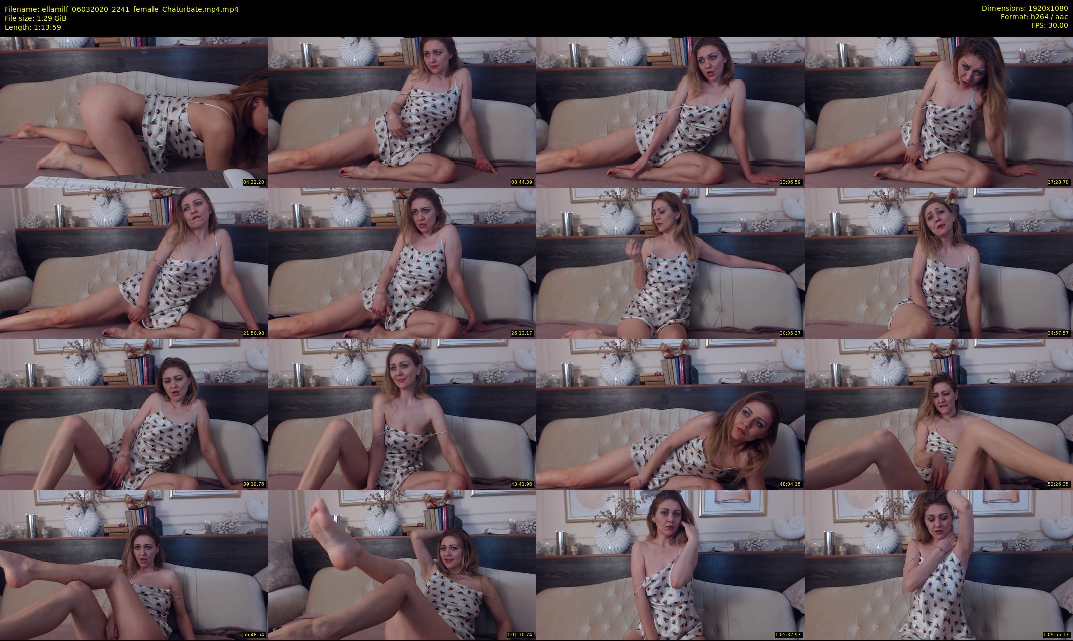 ellamilf — 74 minute Chaturbate female cam show recording, 1080p, Mar 6, 2020