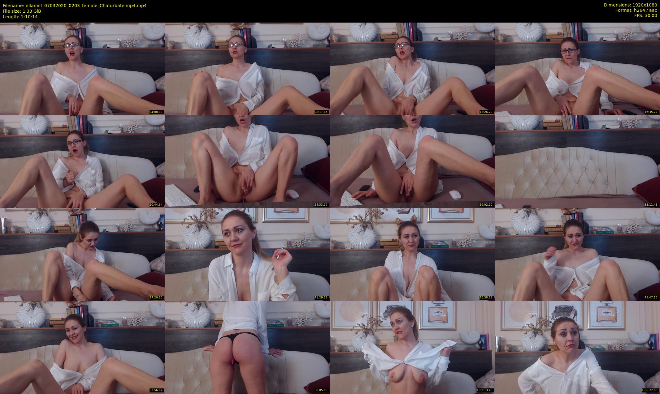 ellamilf — 71 minute Chaturbate female cam show recording, 1080p, Mar 7, 2020