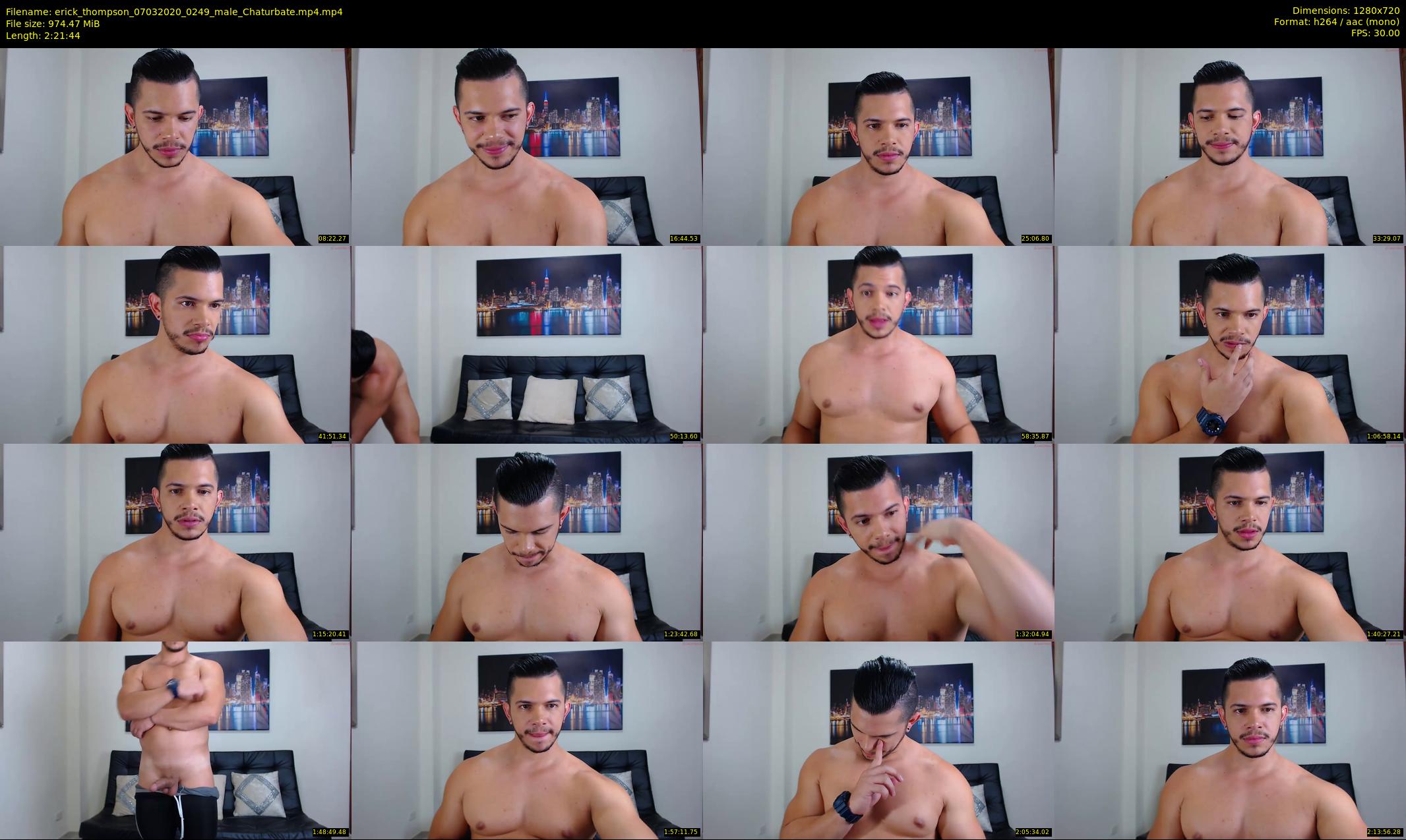 erick_thompson — 142 minute Chaturbate male cam show recording, 720p, Mar 7, 2020