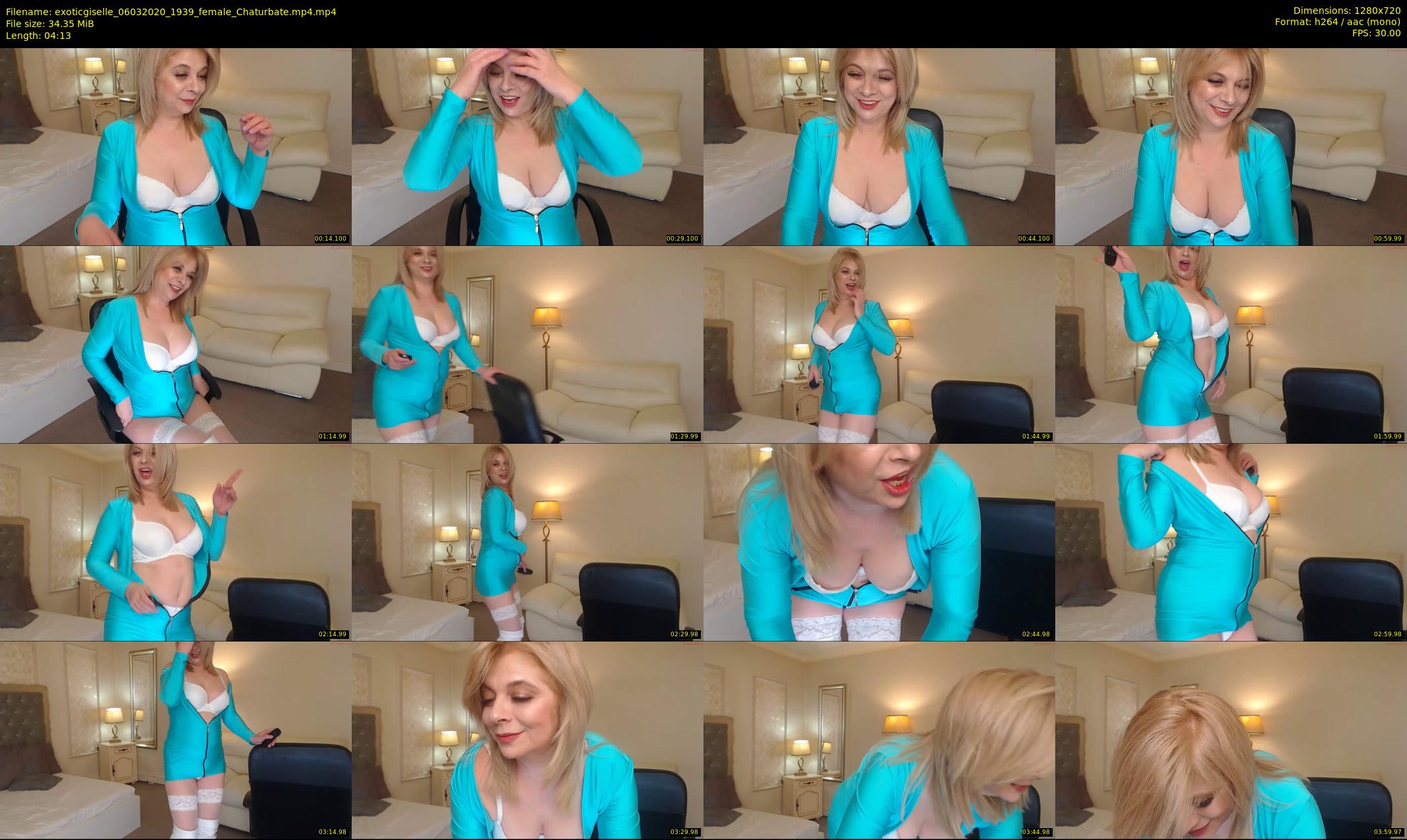 exoticgiselle — 5 minute Chaturbate female cam show recording, 720p, Mar 6, 2020