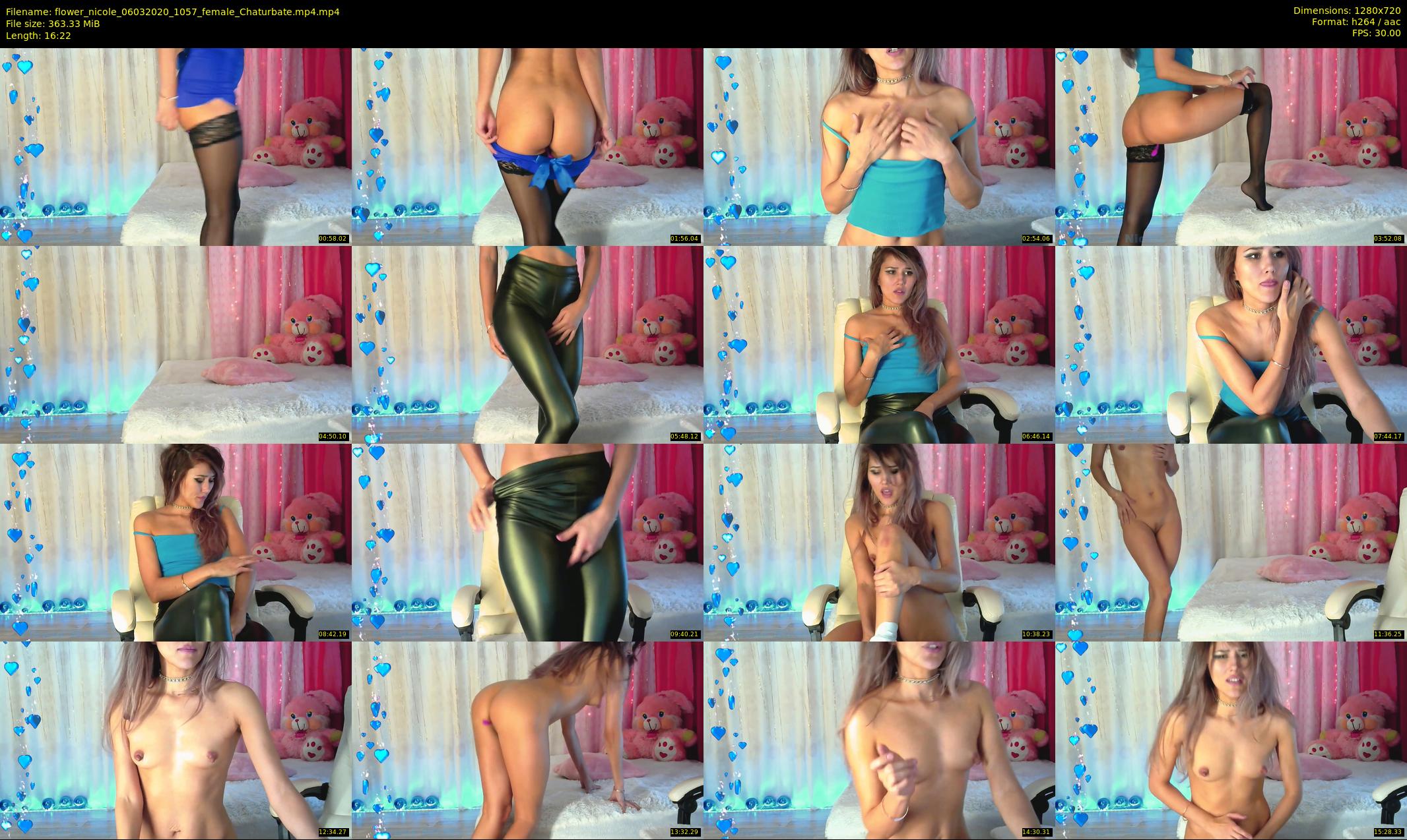 flower_nicole — 17 minute Chaturbate female cam show recording, 720p, Mar 6, 2020