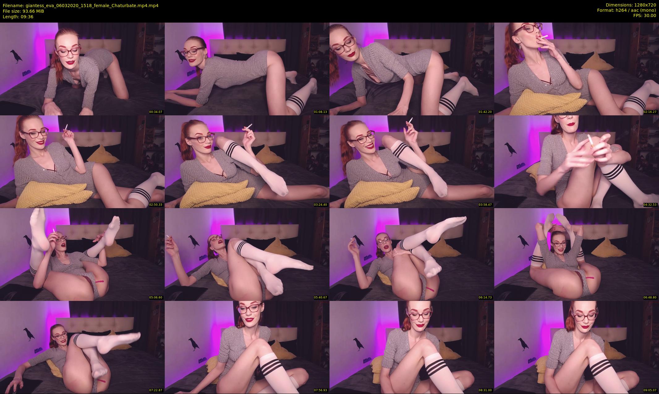 giantess_eva — 10 minute Chaturbate female cam show recording, 720p, Mar 6, 2020