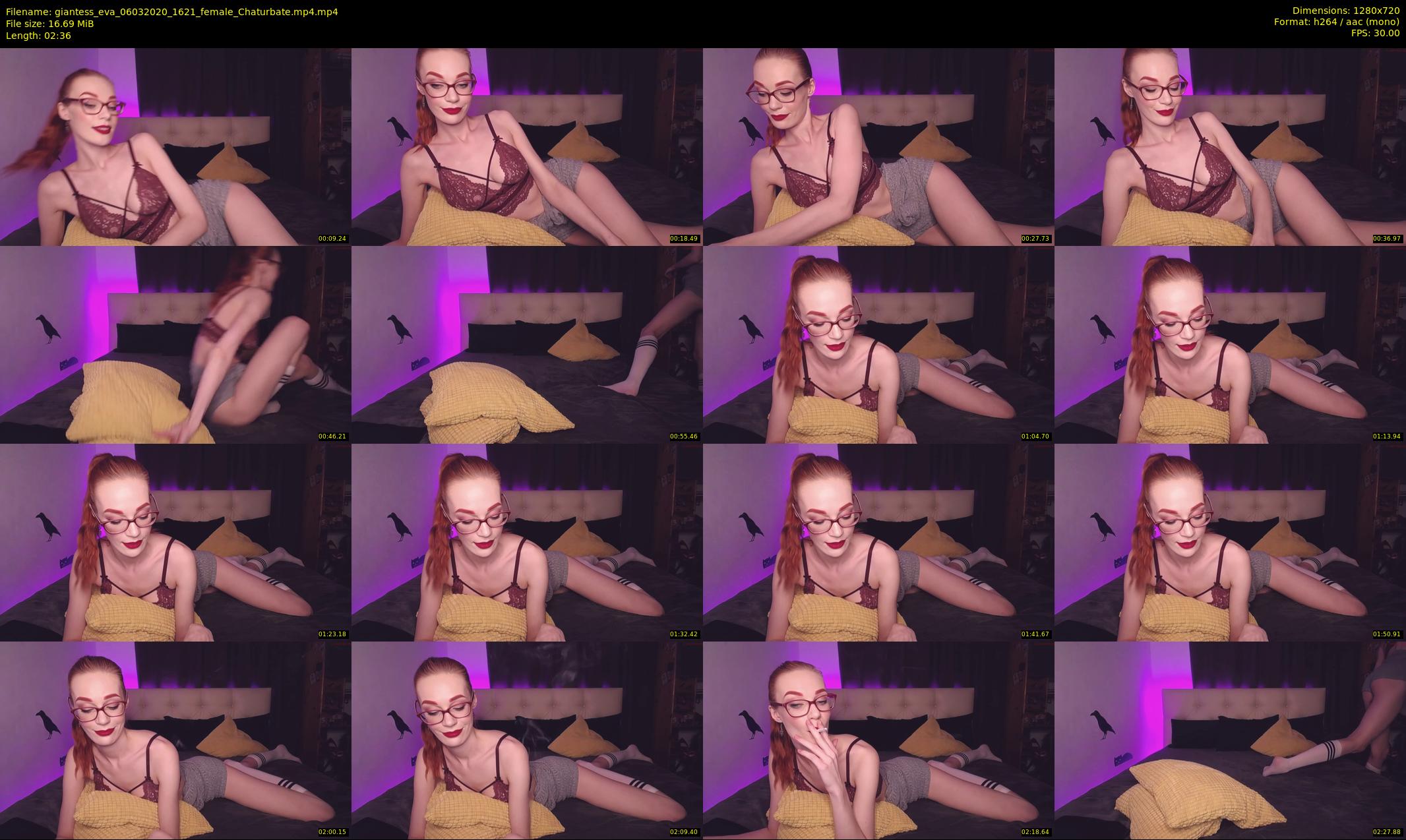 giantess_eva — 3 minute Chaturbate female cam show recording, 720p, Mar 6, 2020