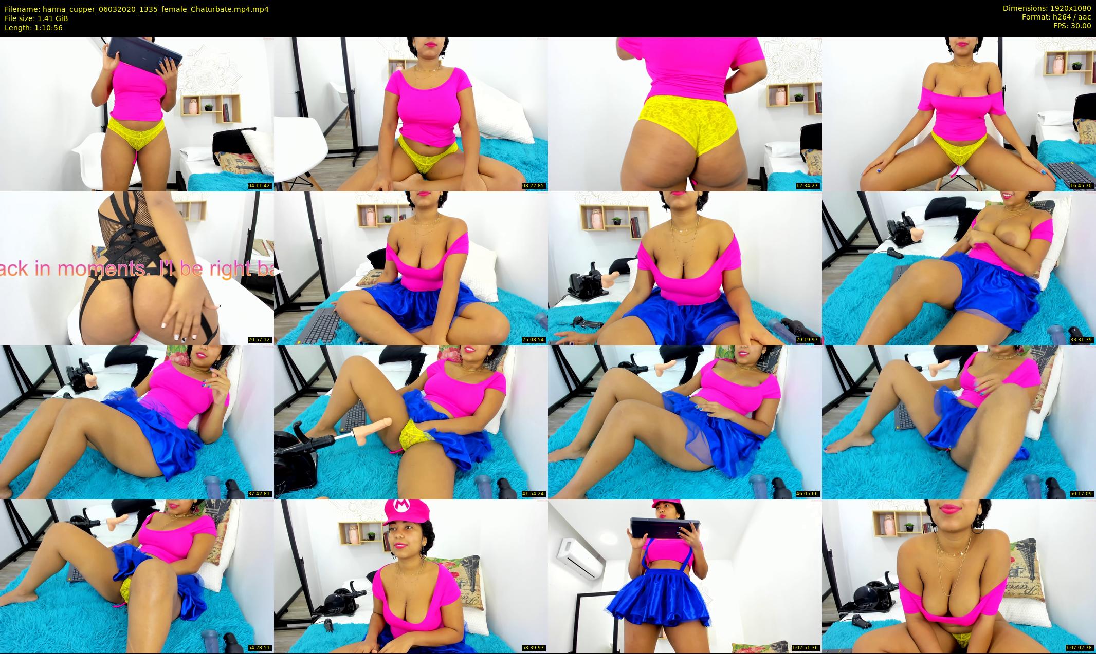 hanna_cupper — 71 minute Chaturbate female cam show recording, 1080p, Mar 6, 2020