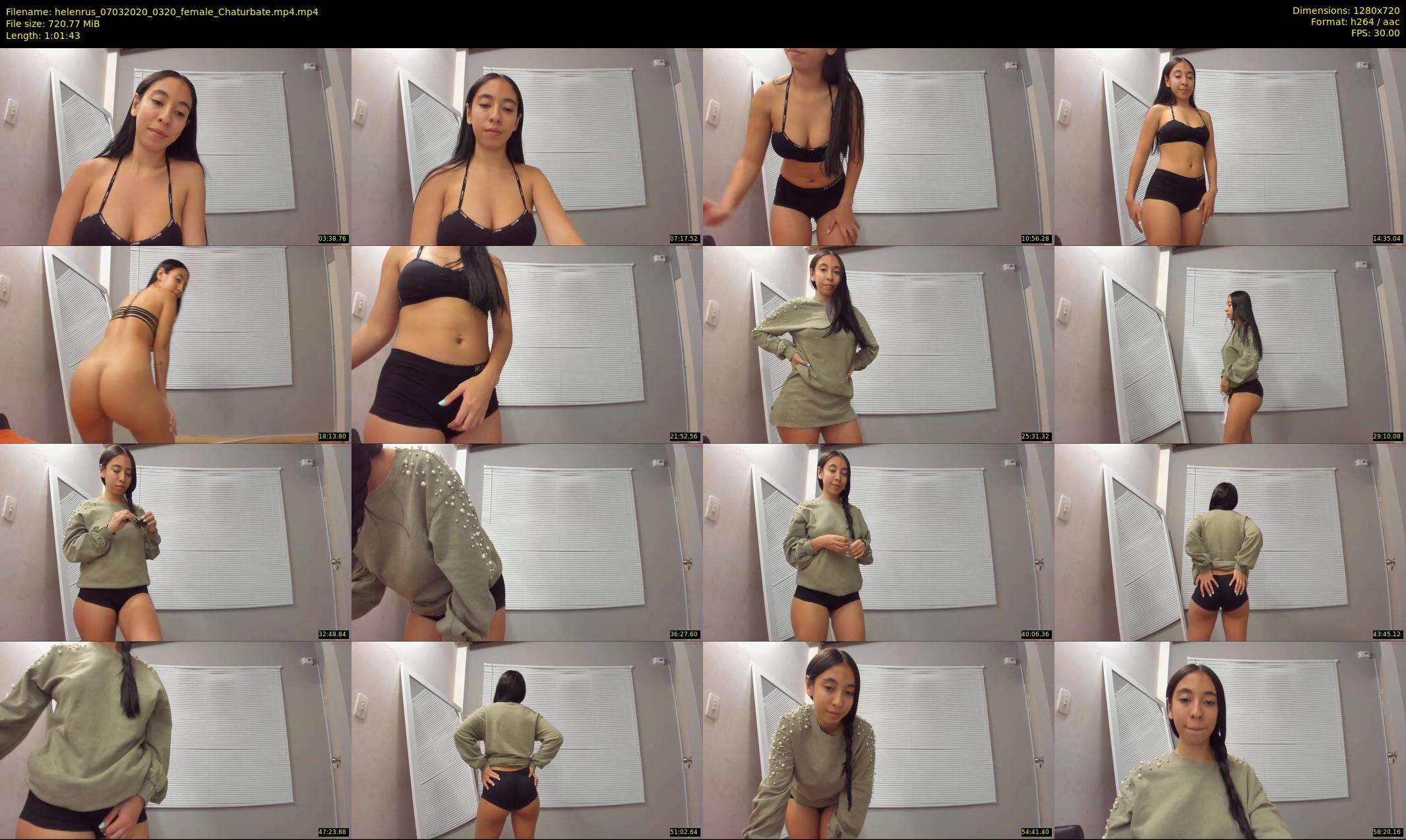 helenrus — 62 minute Chaturbate female cam show recording, 720p, Mar 7, 2020