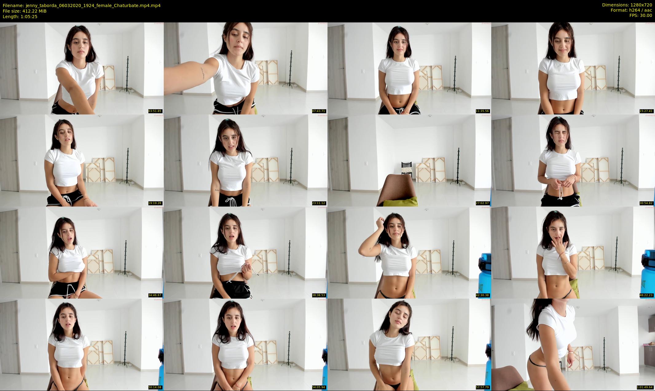 jenny_taborda — 66 minute Chaturbate female cam show recording, 720p, Mar 6, 2020