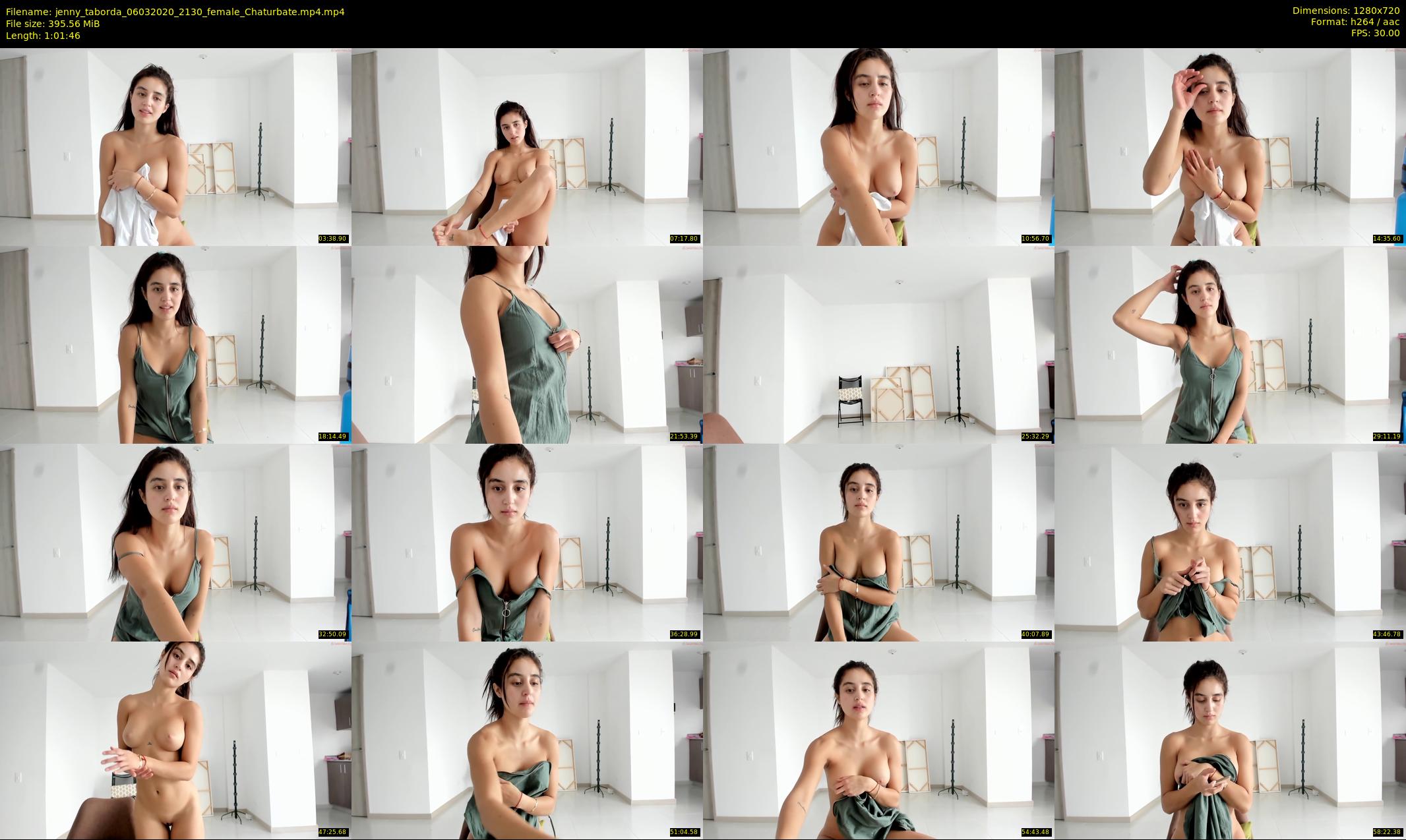 jenny_taborda — 62 minute Chaturbate female cam show recording, 720p, Mar 6, 2020