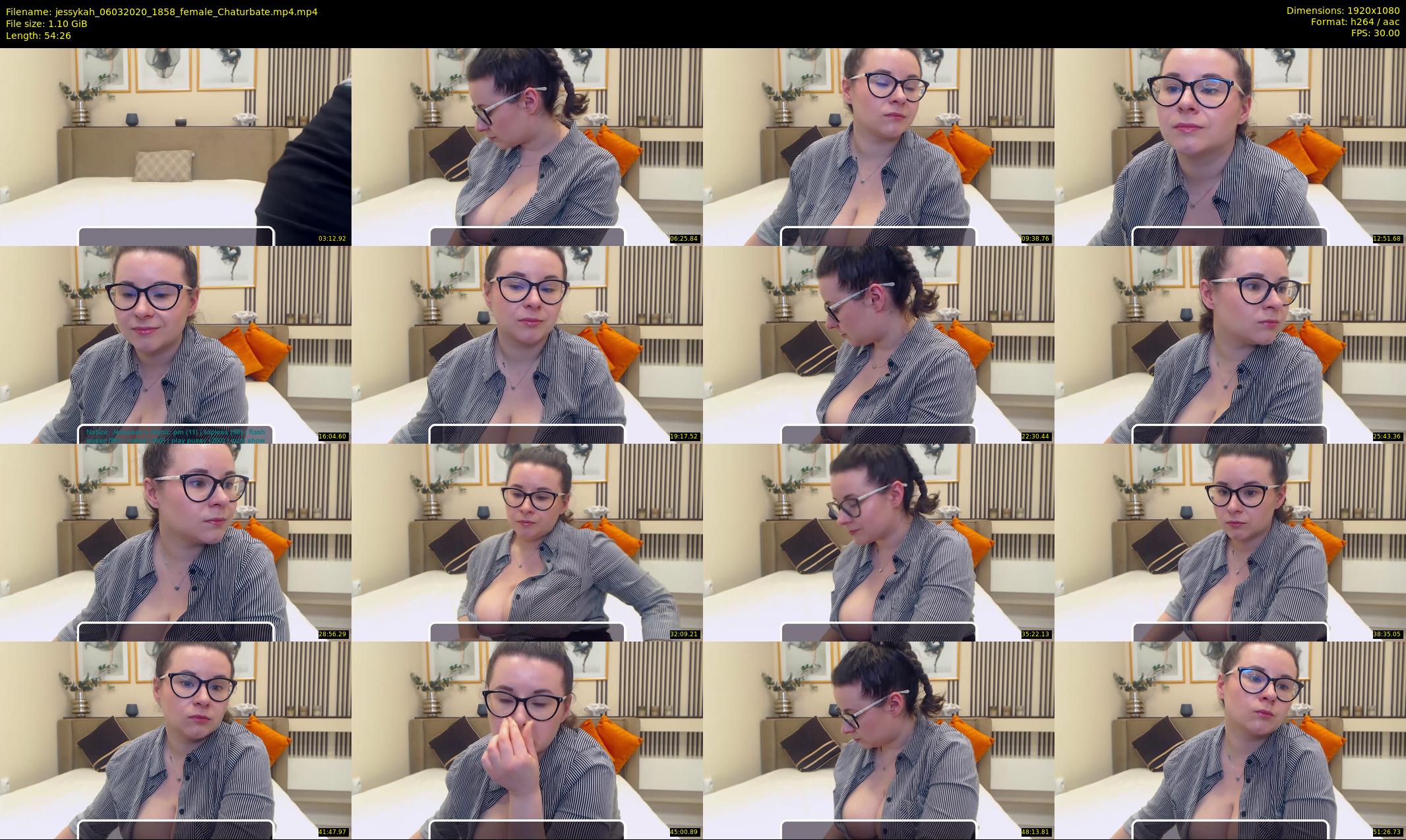 jessykah — 55 minute Chaturbate female cam show recording, 1080p, Mar 6, 2020