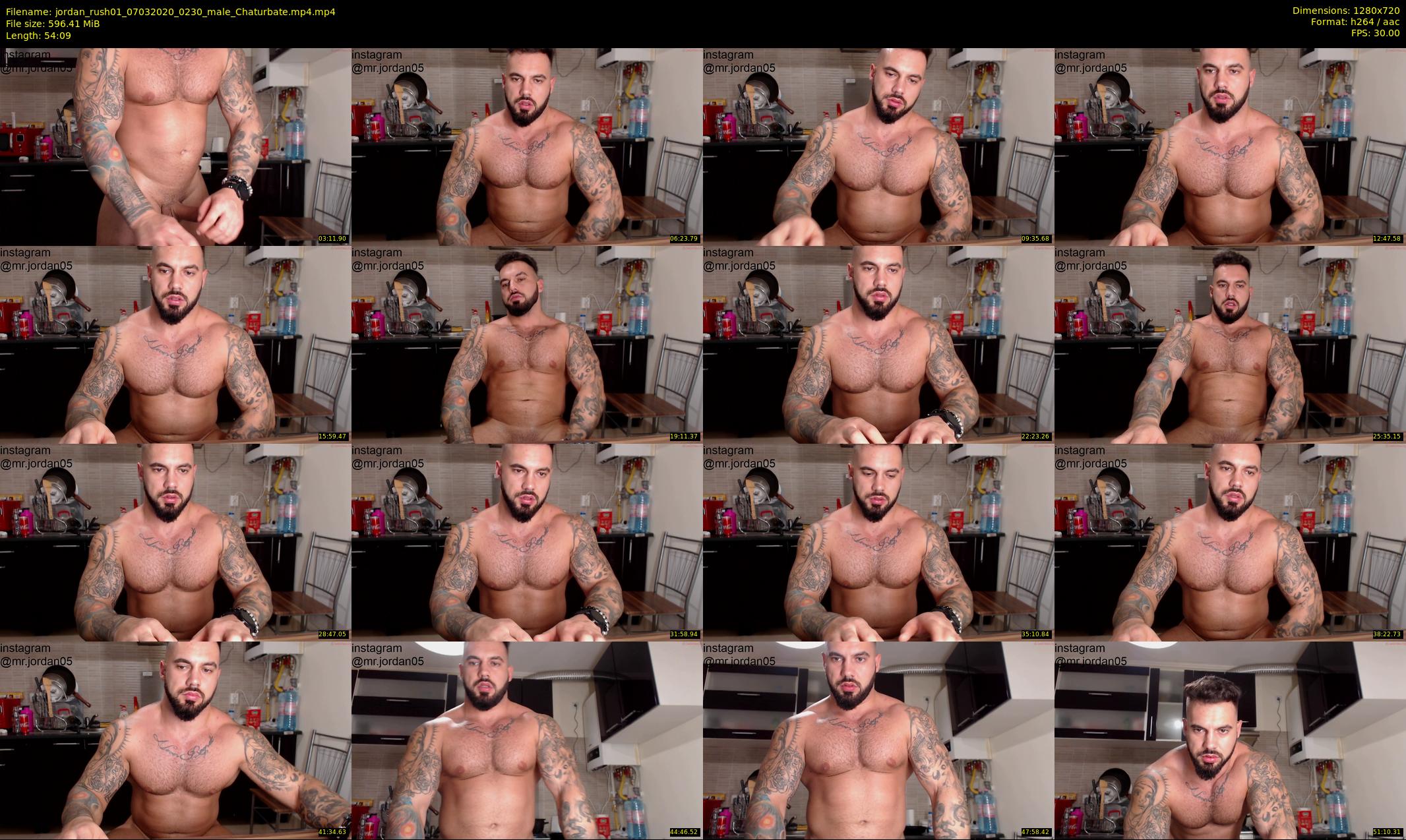 jordan_rush01 — 55 minute Chaturbate male cam show recording, 720p, Mar 7, 2020
