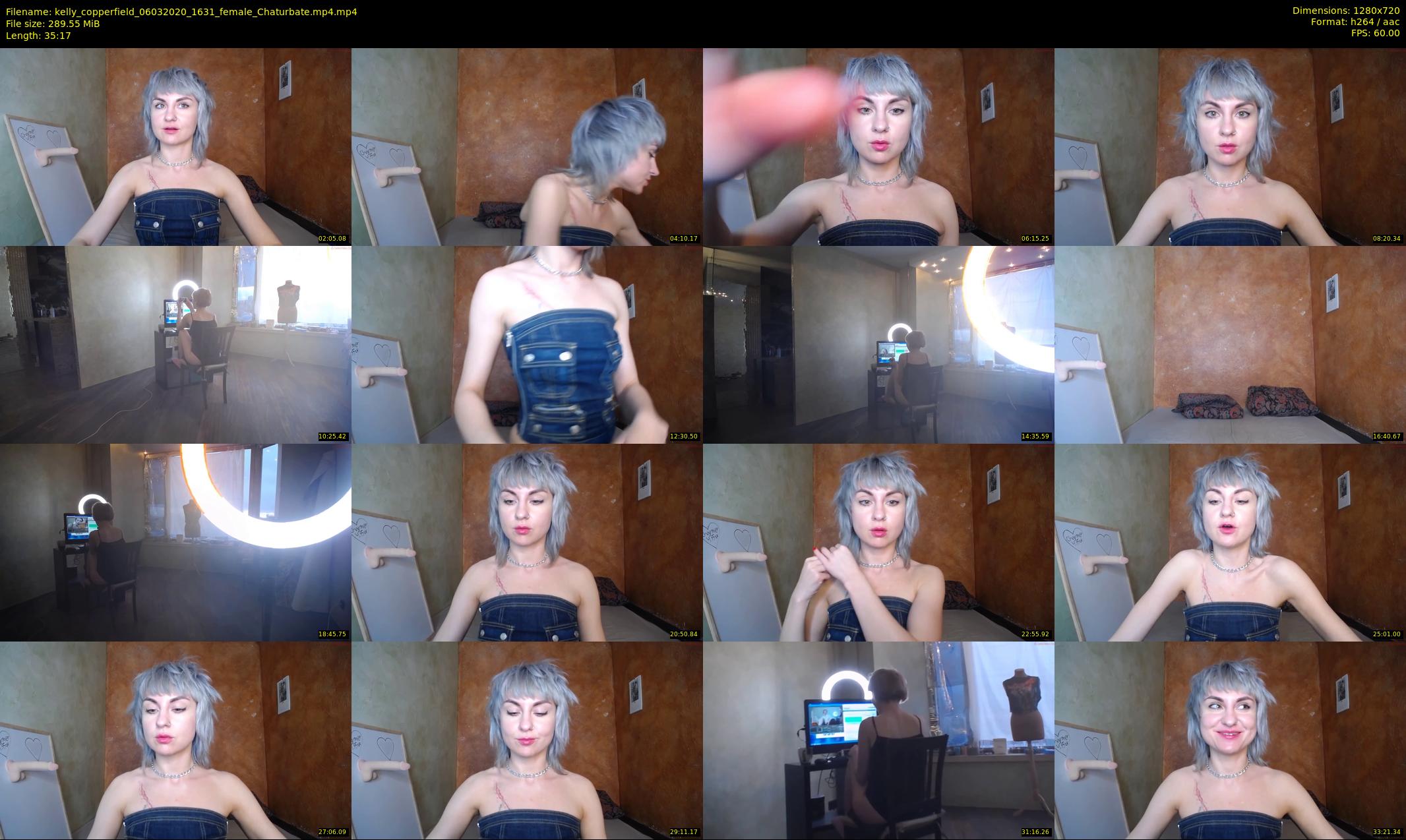 kelly_copperfield — 36 minute Chaturbate female cam show recording, 720p, Mar 6, 2020