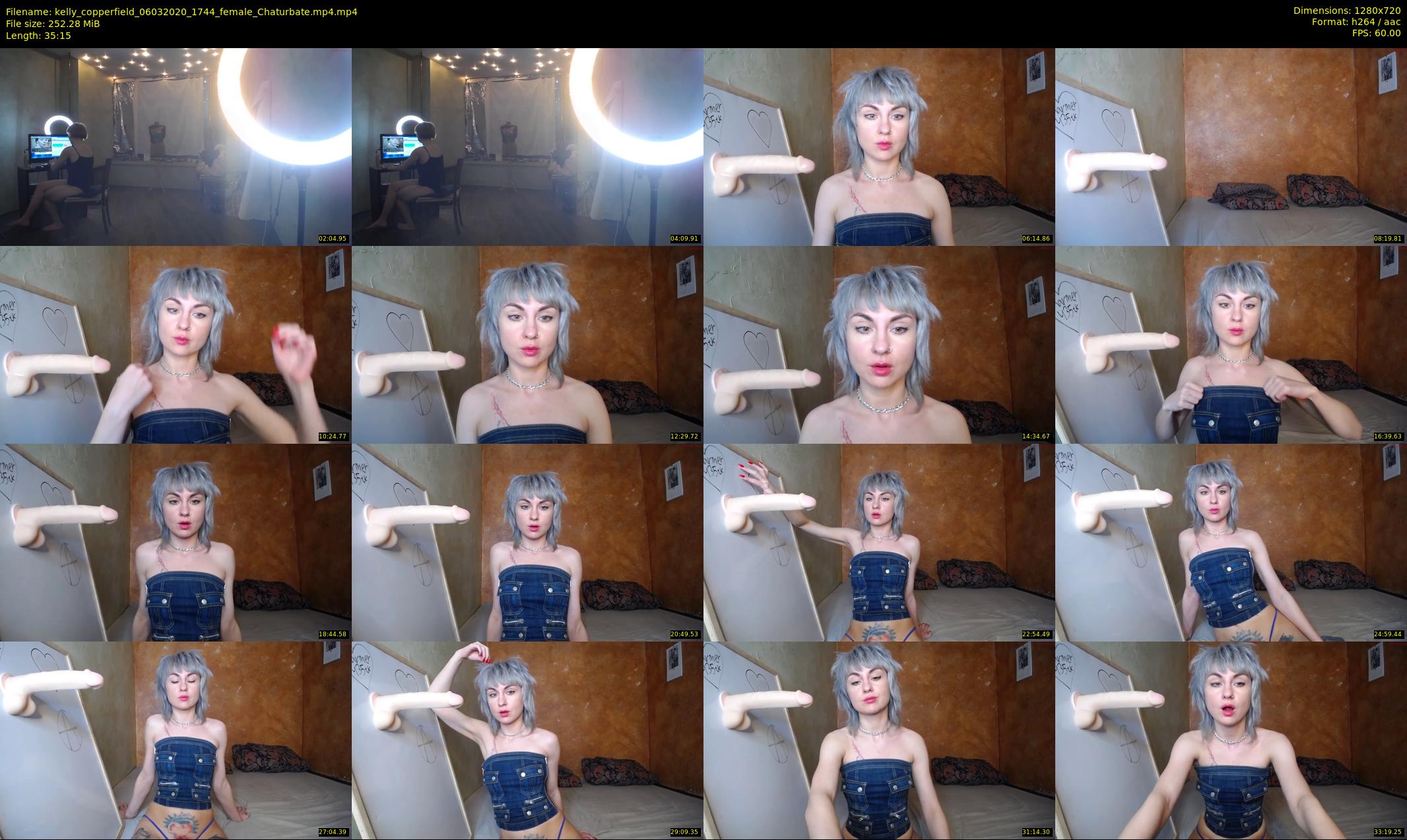 kelly_copperfield — 36 minute Chaturbate female cam show recording, 720p, Mar 6, 2020