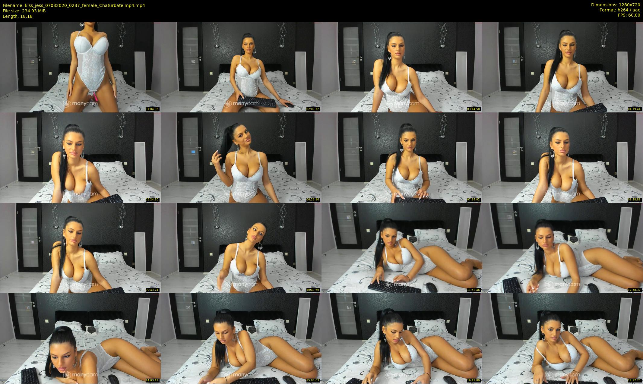 kiss_jess — 19 minute Chaturbate female cam show recording, 720p, Mar 7, 2020