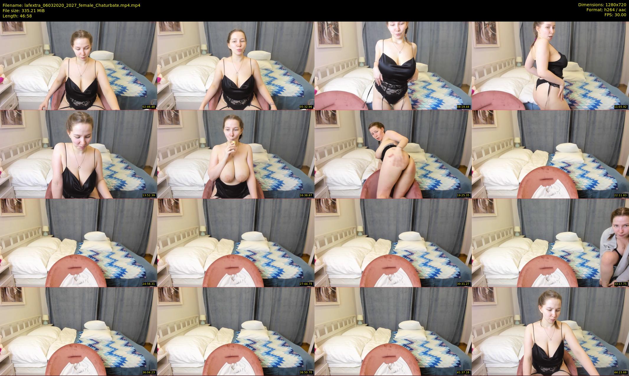 lafextra — 47 minute Chaturbate female cam show recording, 720p, Mar 6, 2020