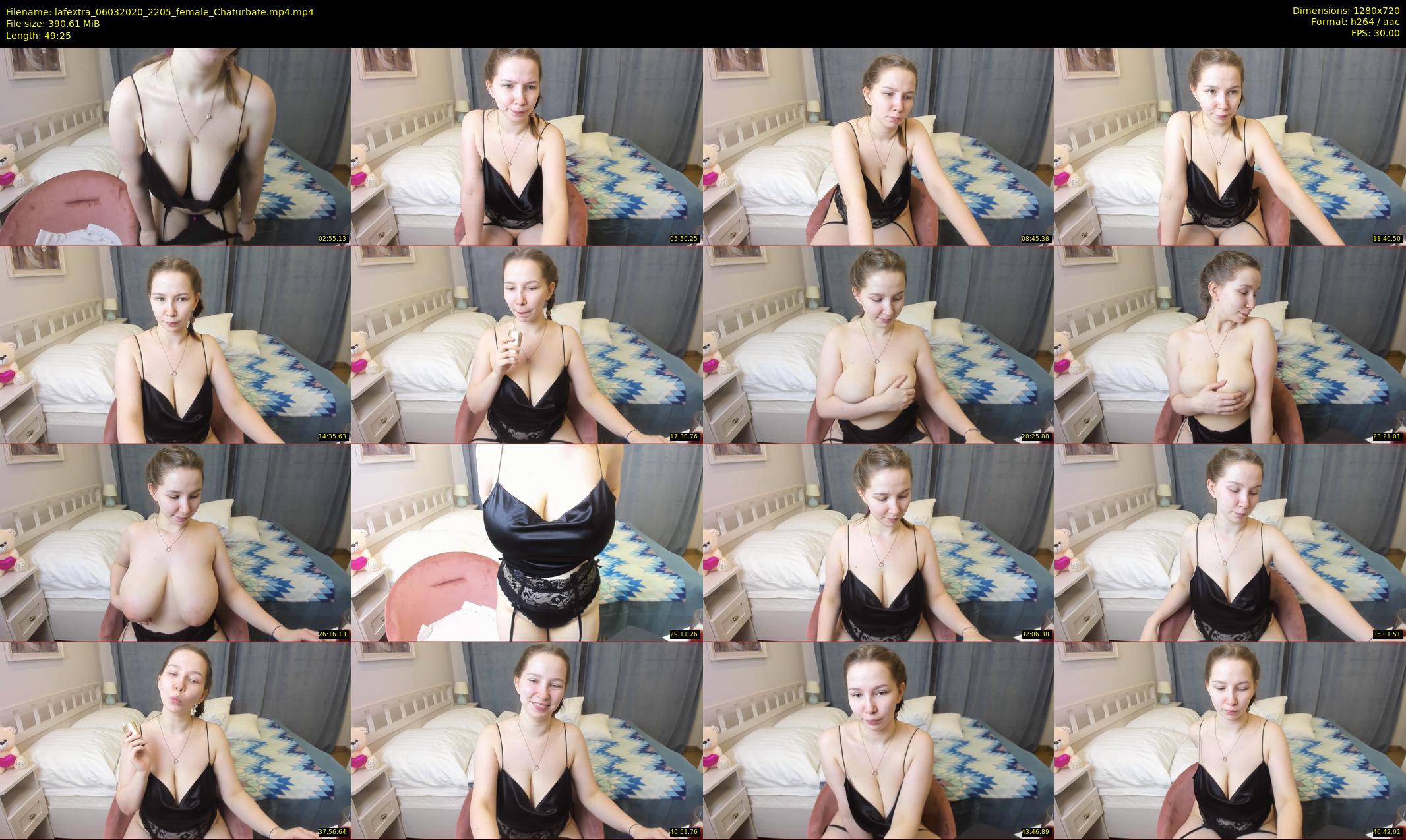lafextra — 50 minute Chaturbate female cam show recording, 720p, Mar 6, 2020