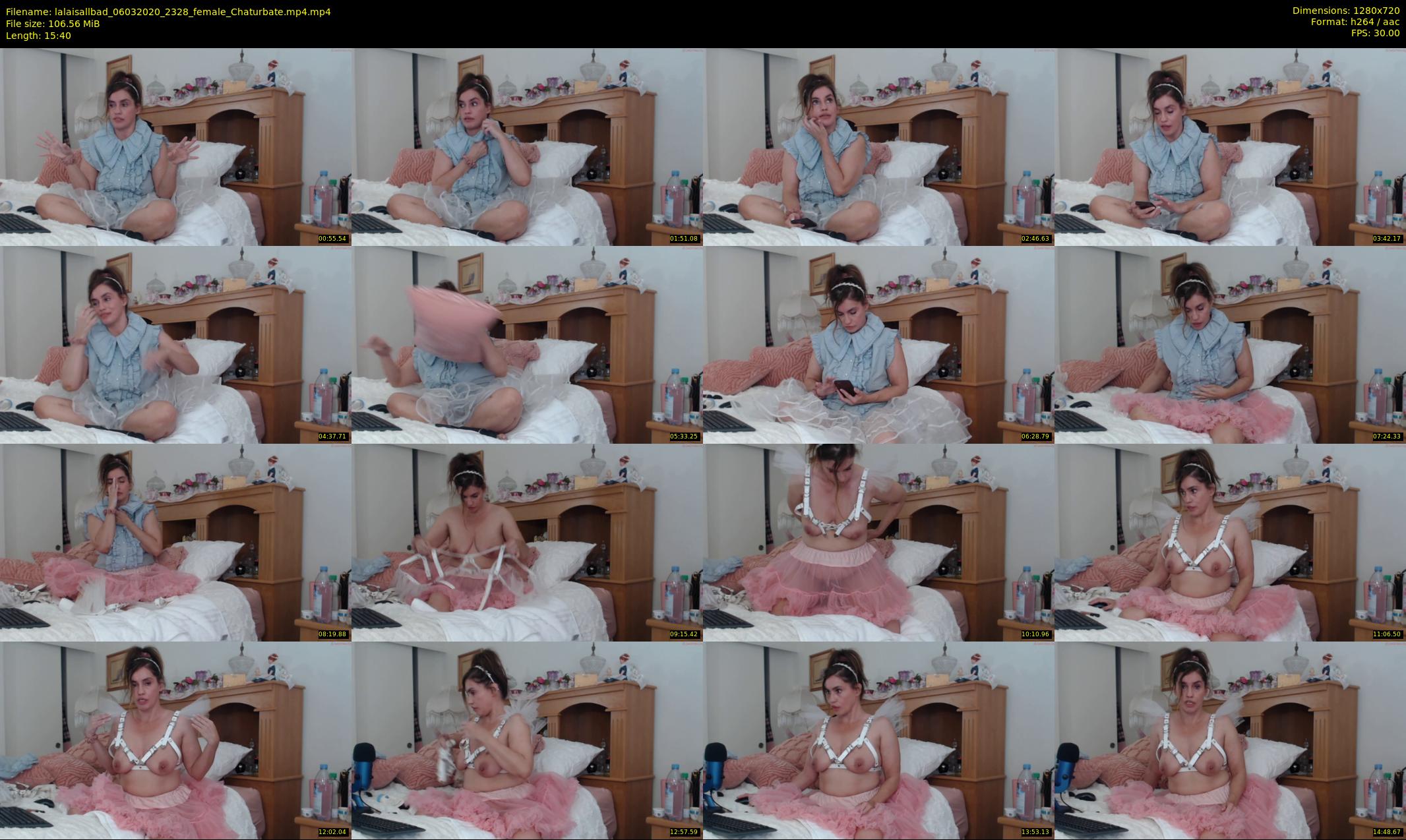 lalaisallbad — 16 minute Chaturbate female cam show recording, 720p, Mar 6, 2020