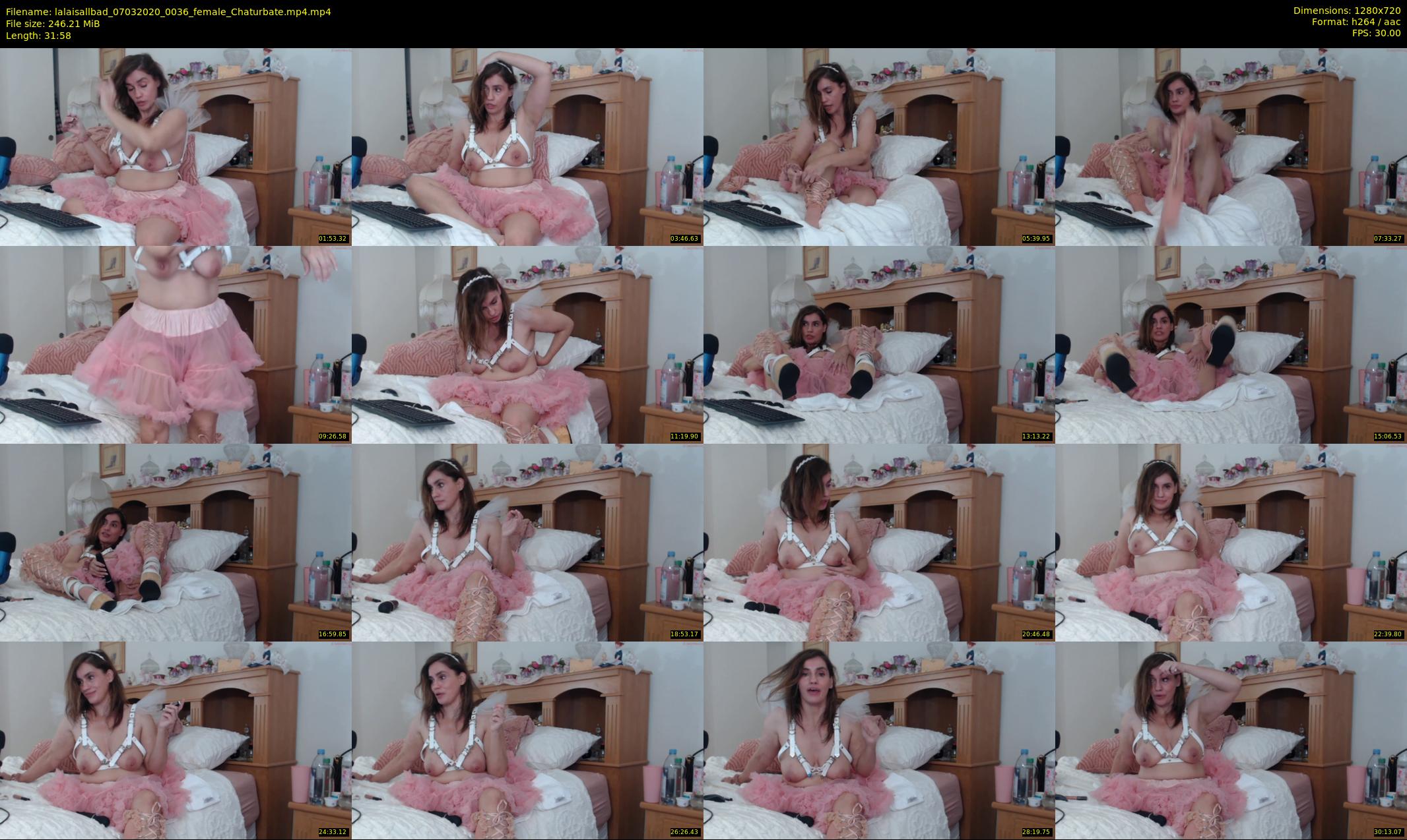 lalaisallbad — 32 minute Chaturbate female cam show recording, 720p, Mar 7, 2020