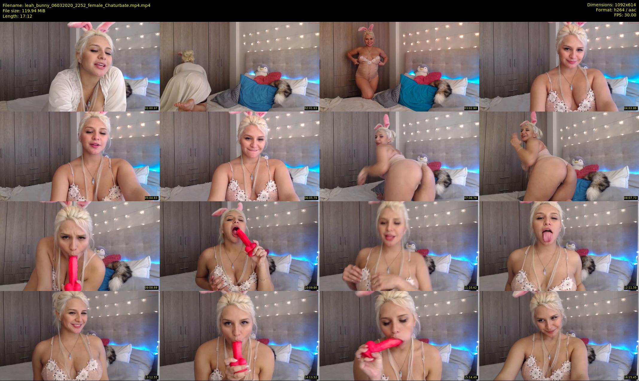 leah_bunny — 18 minute Chaturbate female cam show recording, 480p, Mar 6, 2020