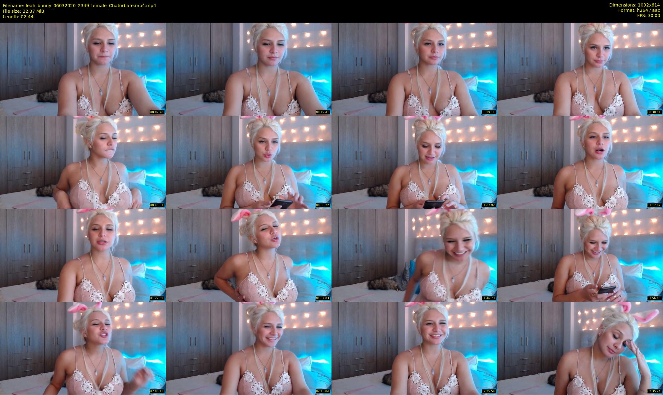 leah_bunny — 3 minute Chaturbate female cam show recording, 480p, Mar 6, 2020