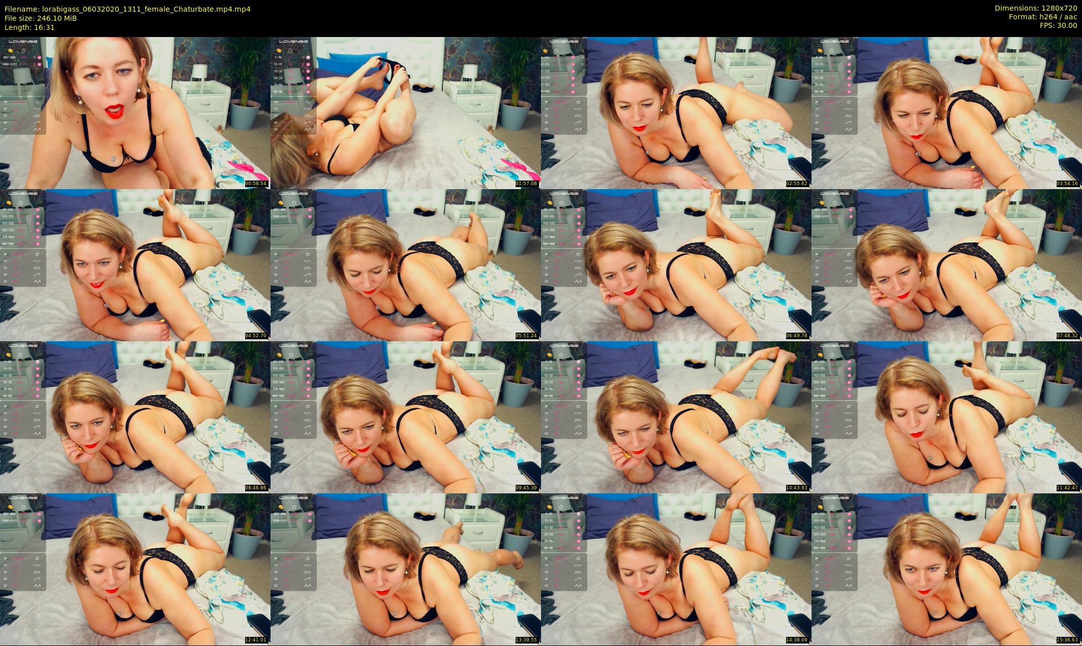 lorabigass — 17 minute Chaturbate female cam show recording, 720p, Mar 6, 2020