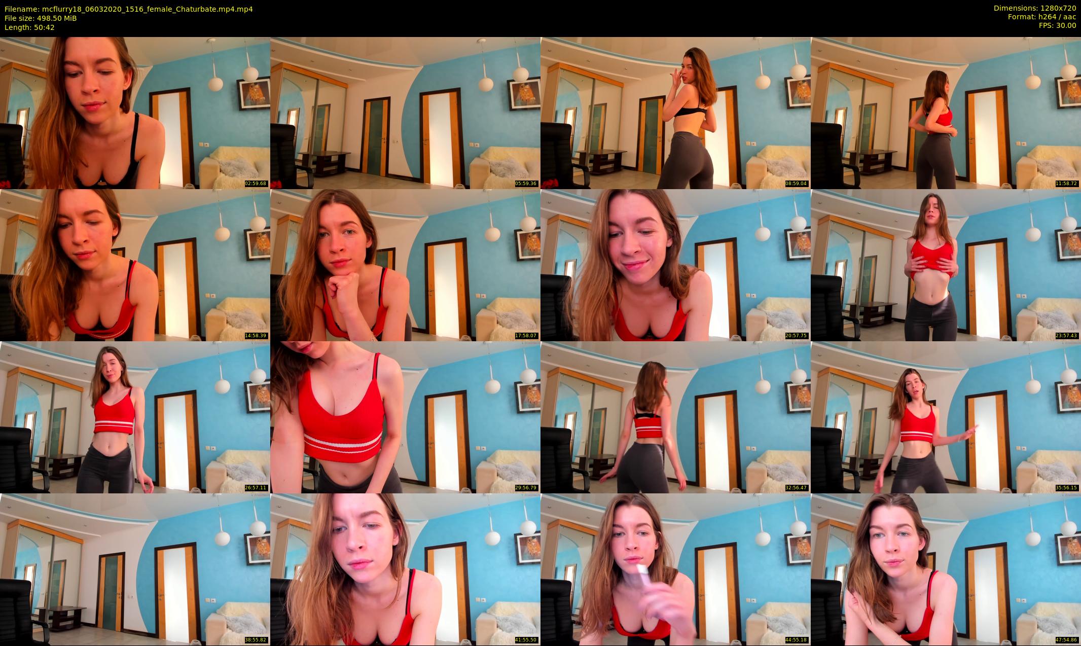 mcflurry18 — 51 minute Chaturbate female cam show recording, 720p, Mar 6, 2020