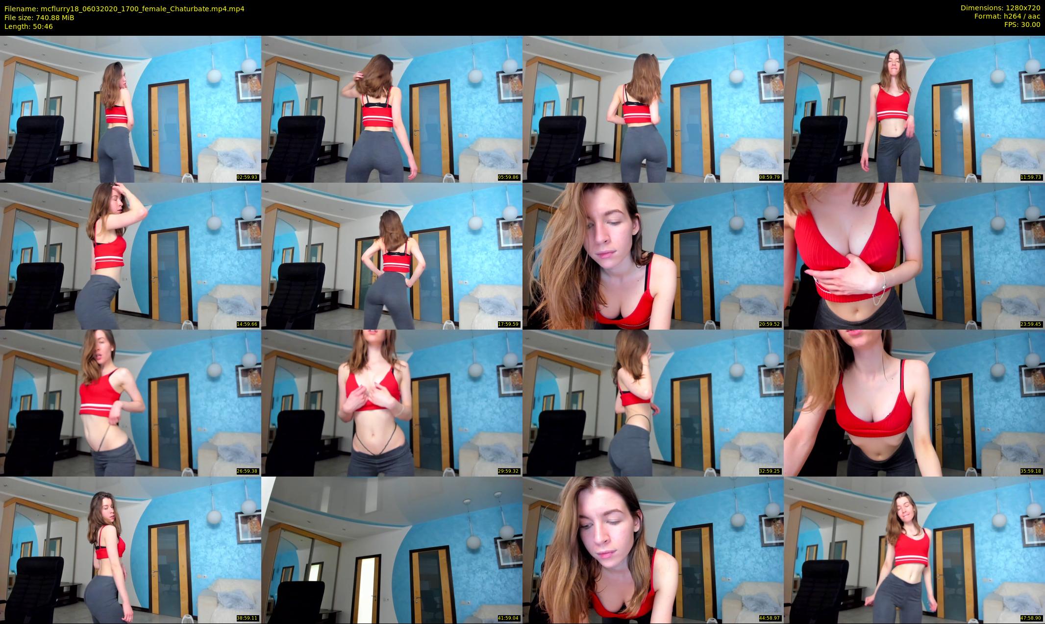 mcflurry18 — 51 minute Chaturbate female cam show recording, 720p, Mar 6, 2020