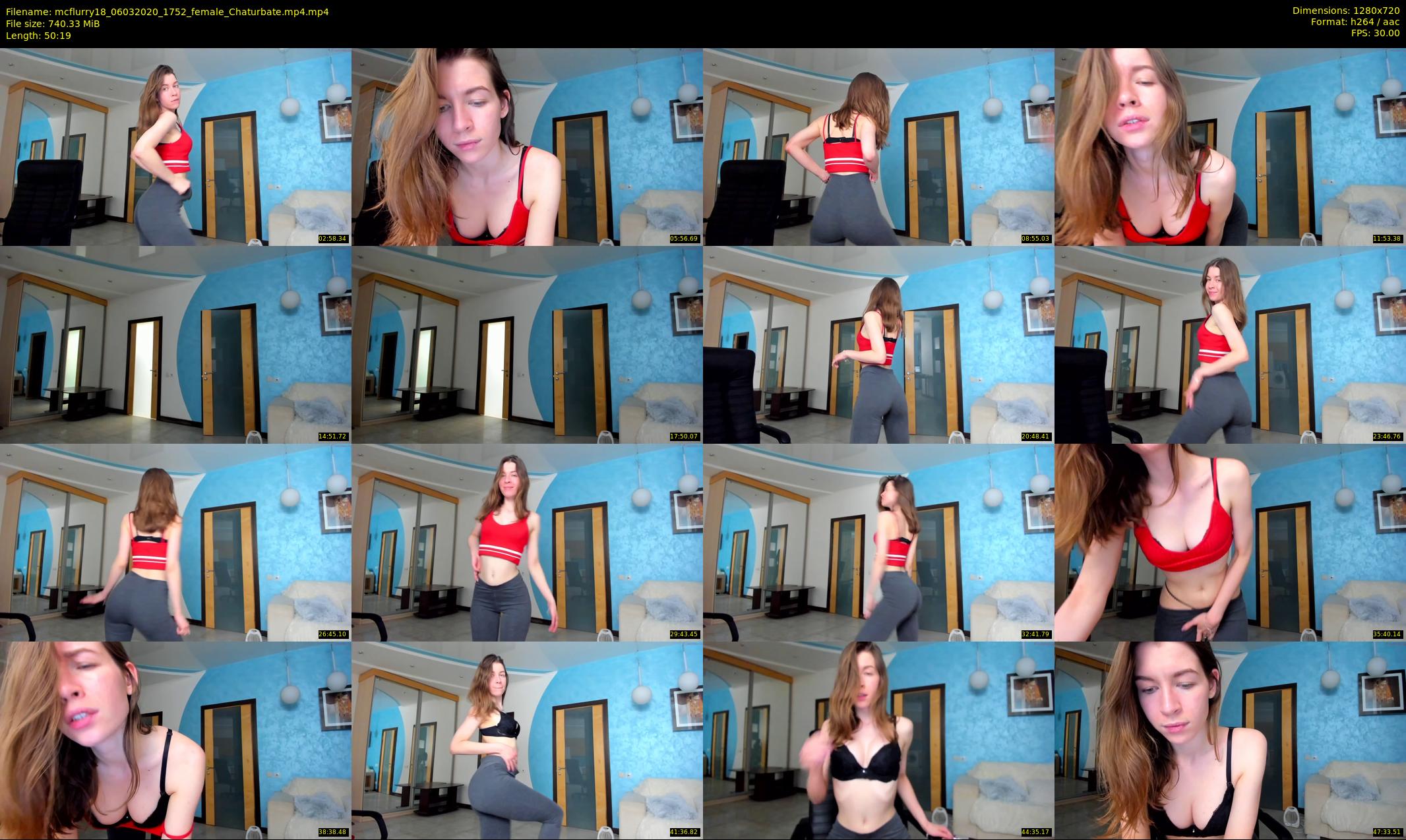 mcflurry18 — 51 minute Chaturbate female cam show recording, 720p, Mar 6, 2020