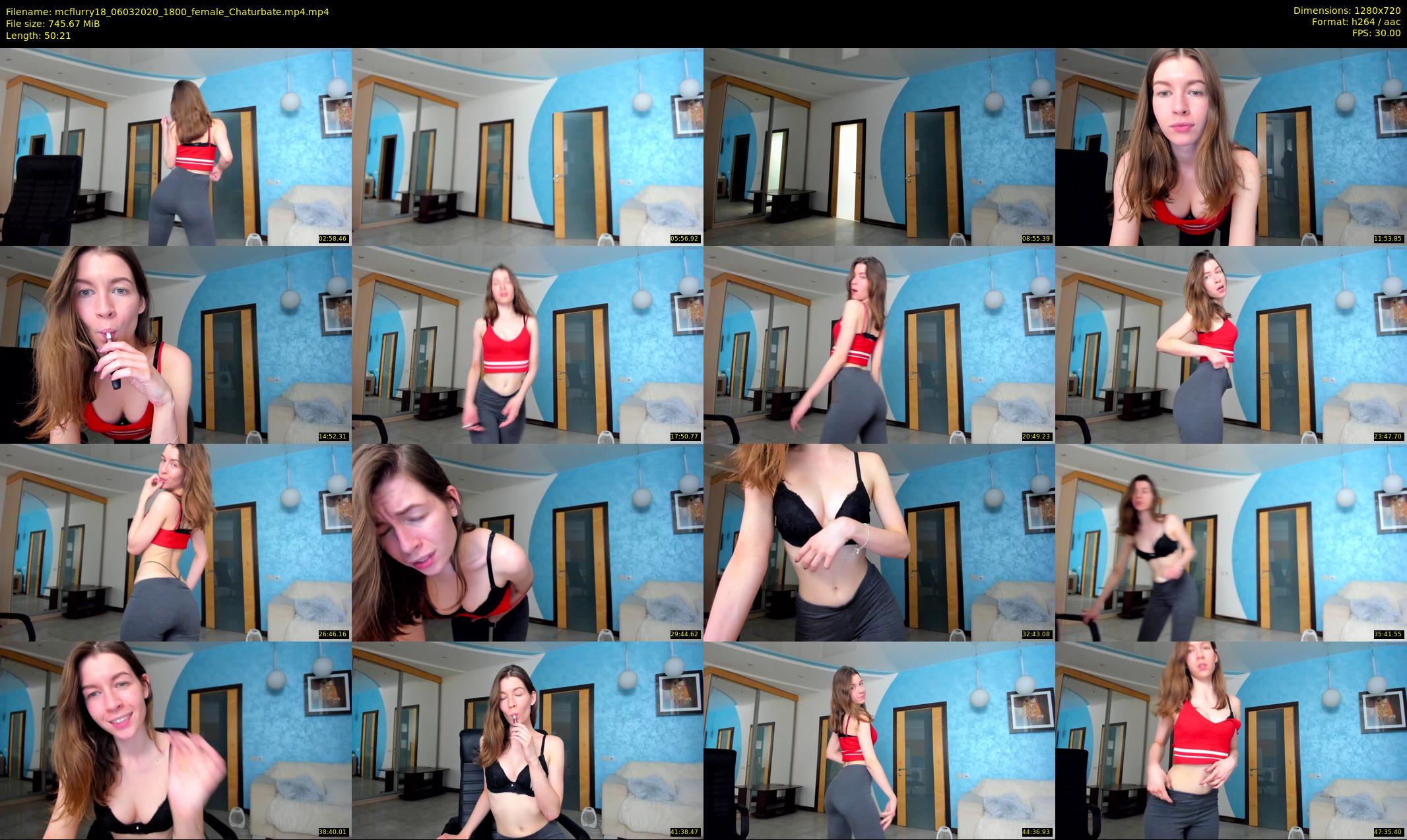 mcflurry18 — 51 minute Chaturbate female cam show recording, 720p, Mar 6, 2020