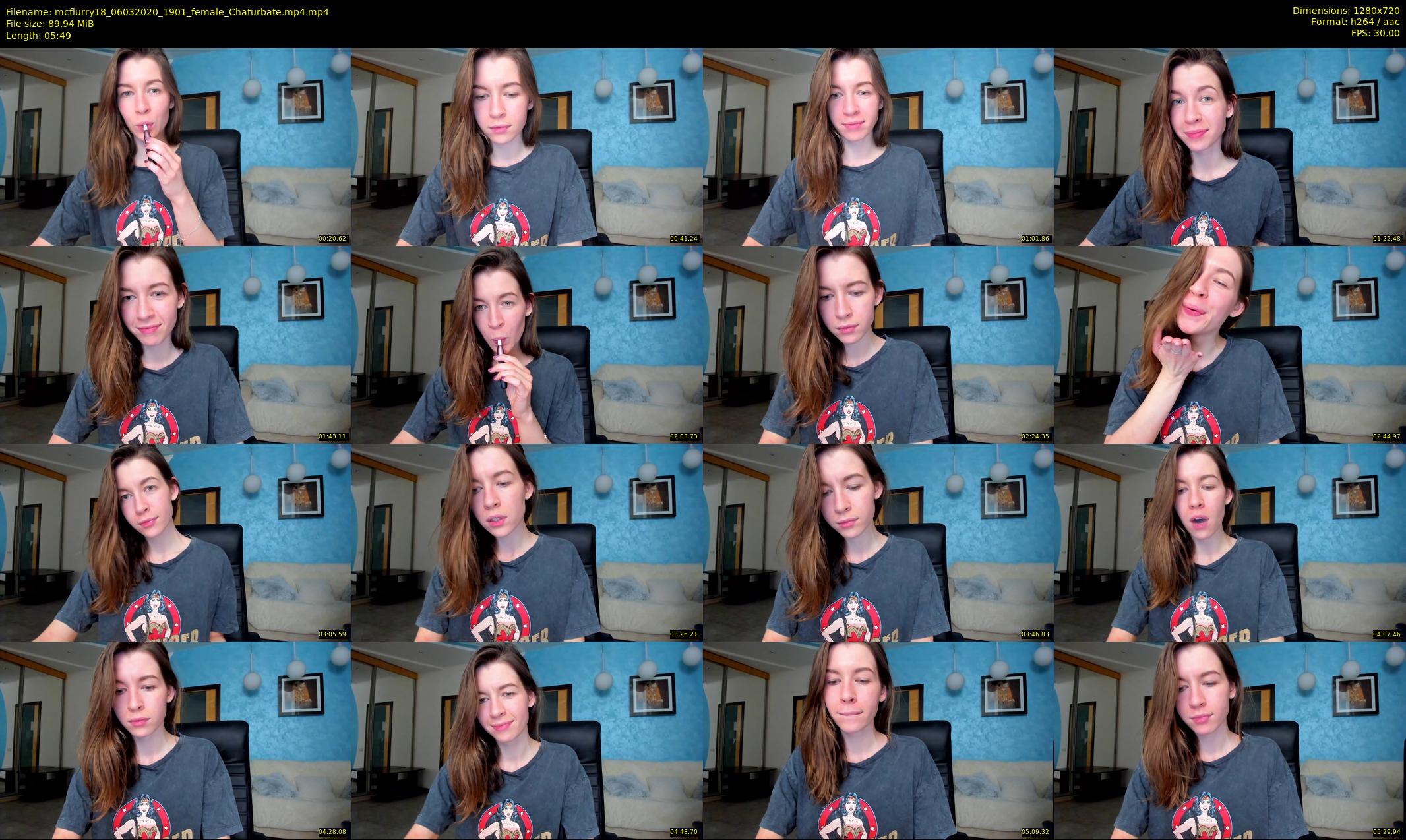 mcflurry18 — 6 minute Chaturbate female cam show recording, 720p, Mar 6, 2020