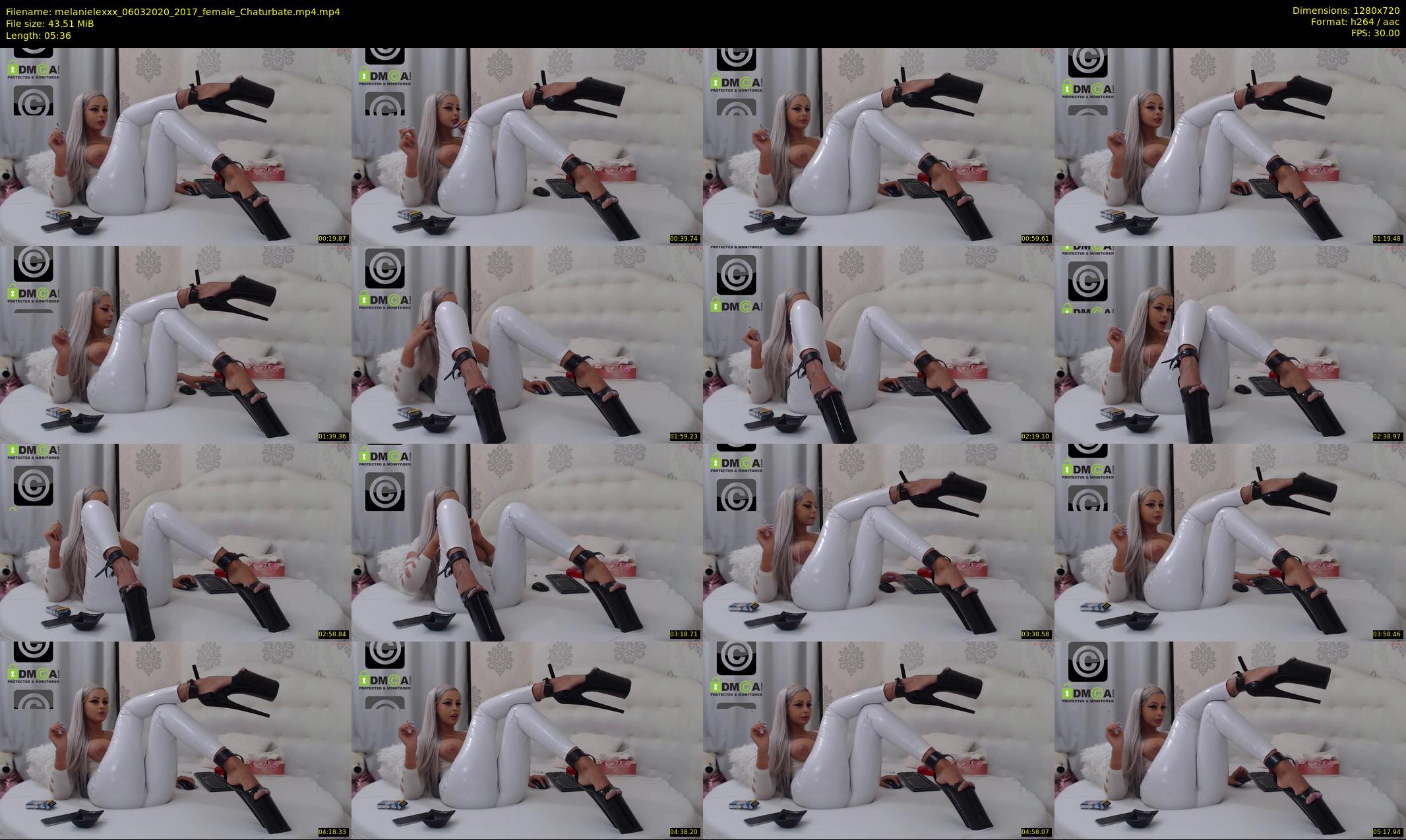 melanielexxx — 6 minute Chaturbate female cam show recording, 720p, Mar 6, 2020