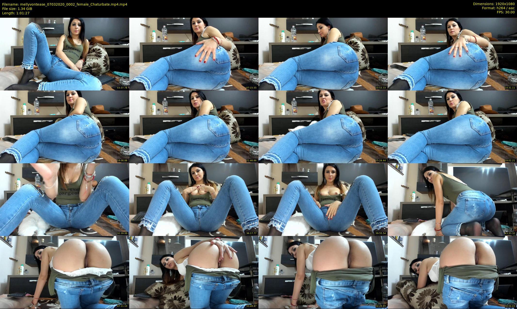 mellyvontease — 62 minute Chaturbate female cam show recording, 1080p, Mar 7, 2020