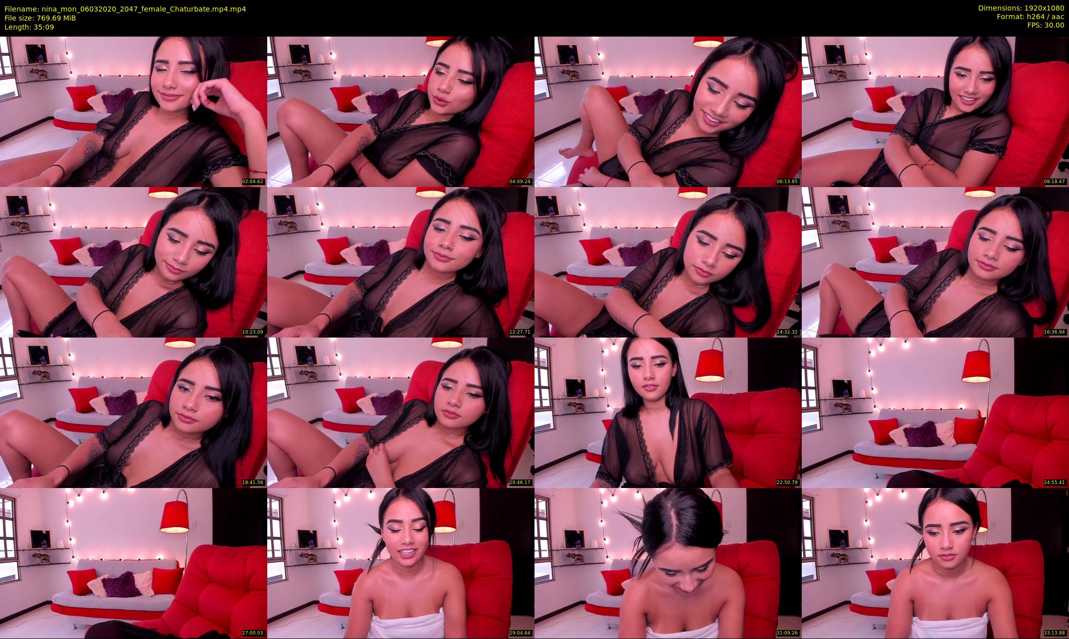nina_mon — 36 minute Chaturbate female cam show recording, 1080p, Mar 6, 2020