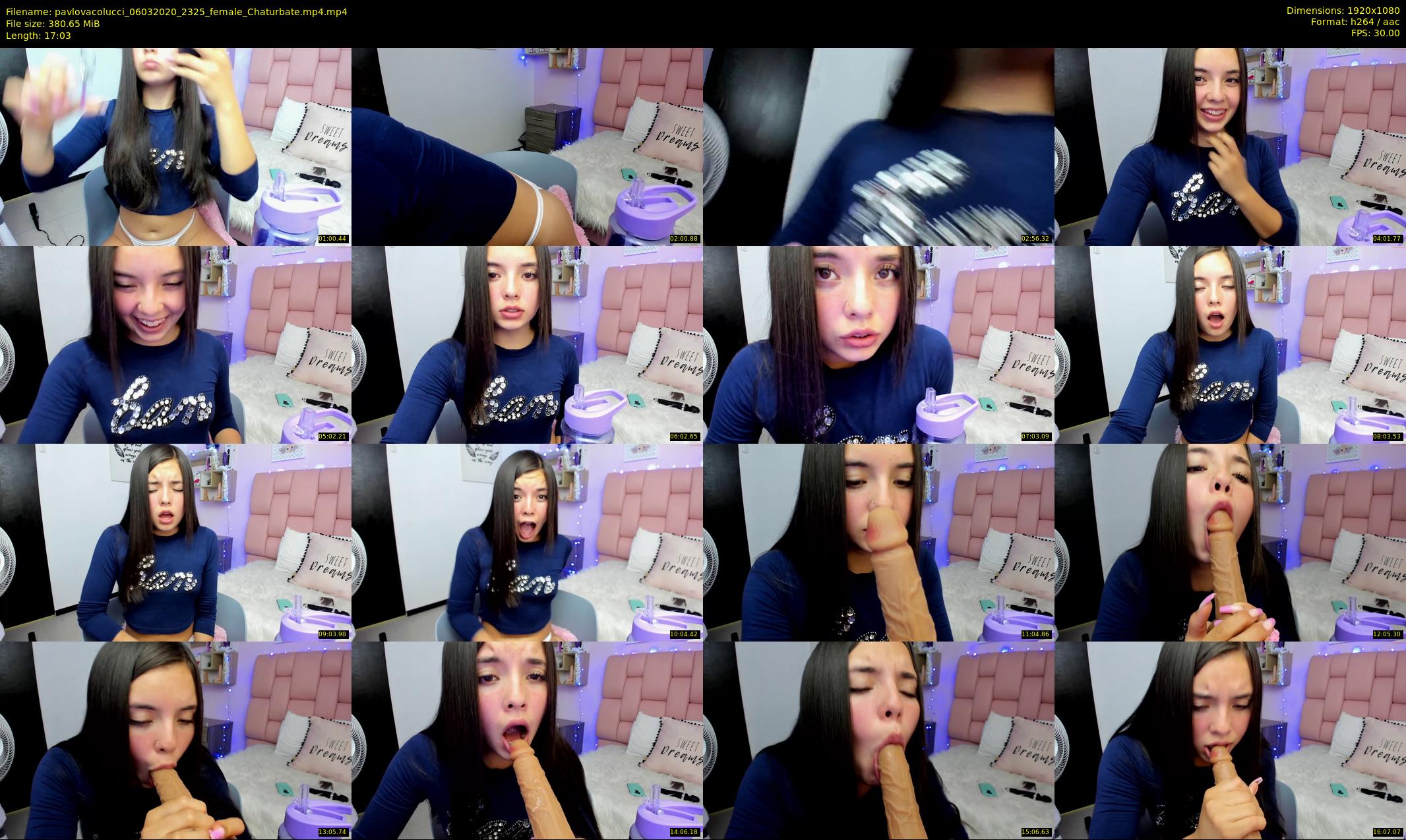 pavlovacolucci — 18 minute Chaturbate female cam show recording, 1080p, Mar 6, 2020